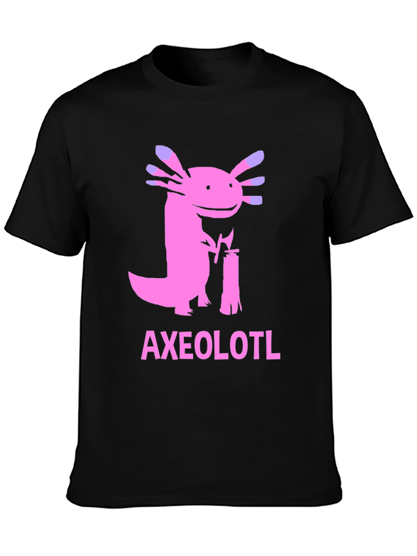 Axolotl Lumberjack T-Shirt - Funny Graphic Tee