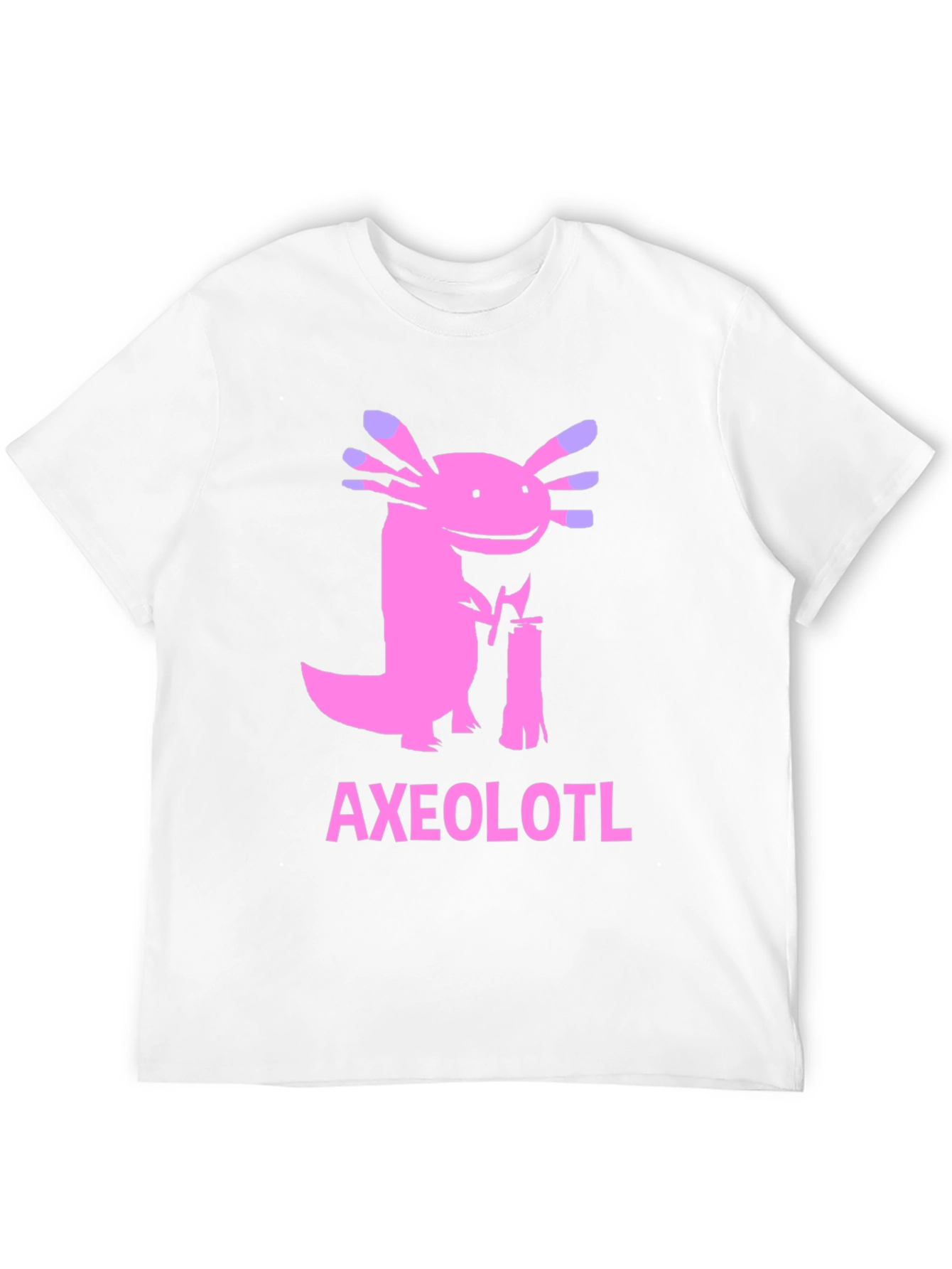 Axolotl Lumberjack T-Shirt - Funny Graphic Tee