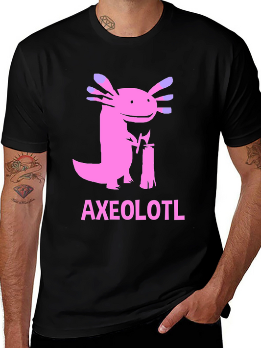 Axolotl Lumberjack T-Shirt - Funny Graphic Tee