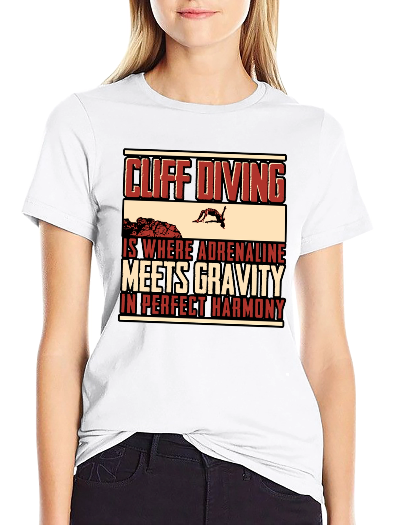 Cliff Diving Adrenaline T-Shirt