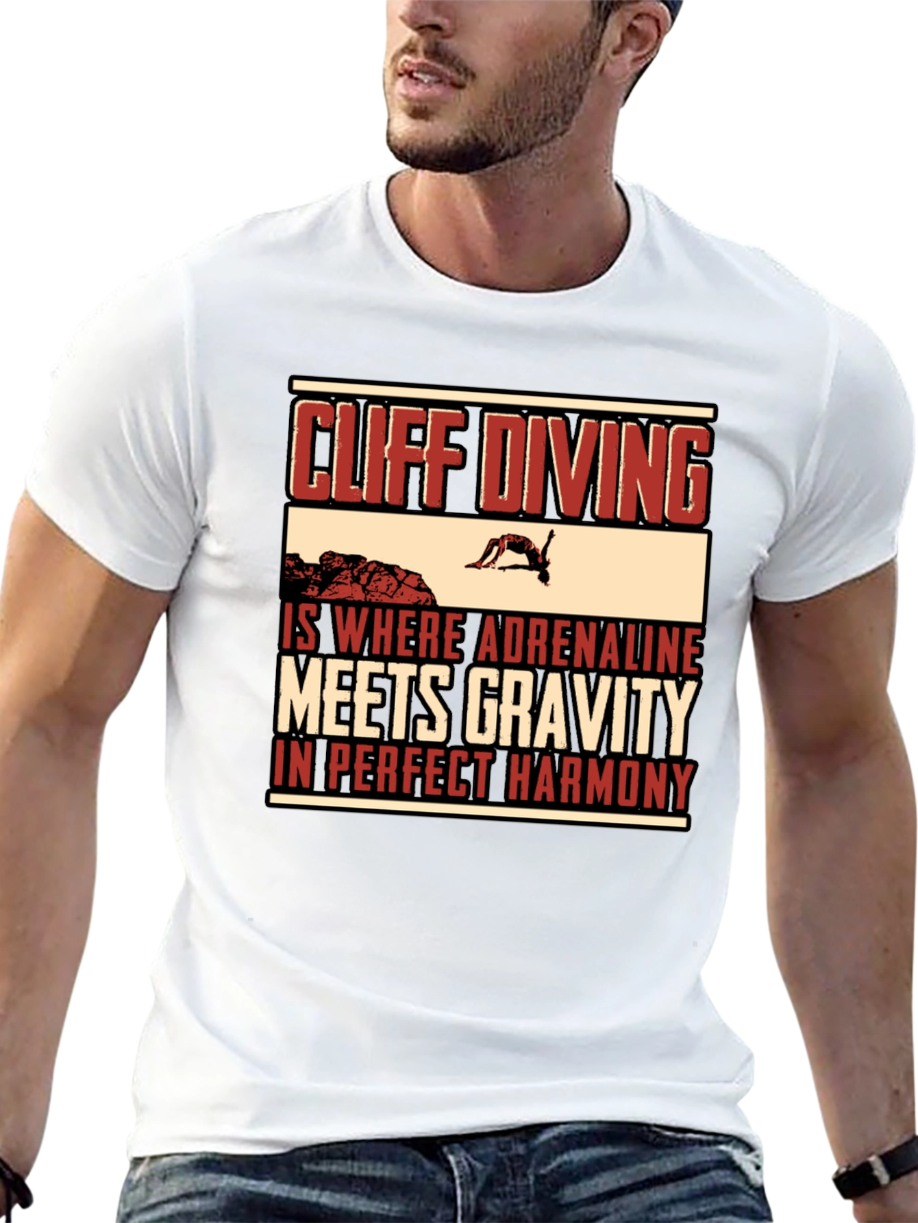 Cliff Diving Adrenaline T-Shirt
