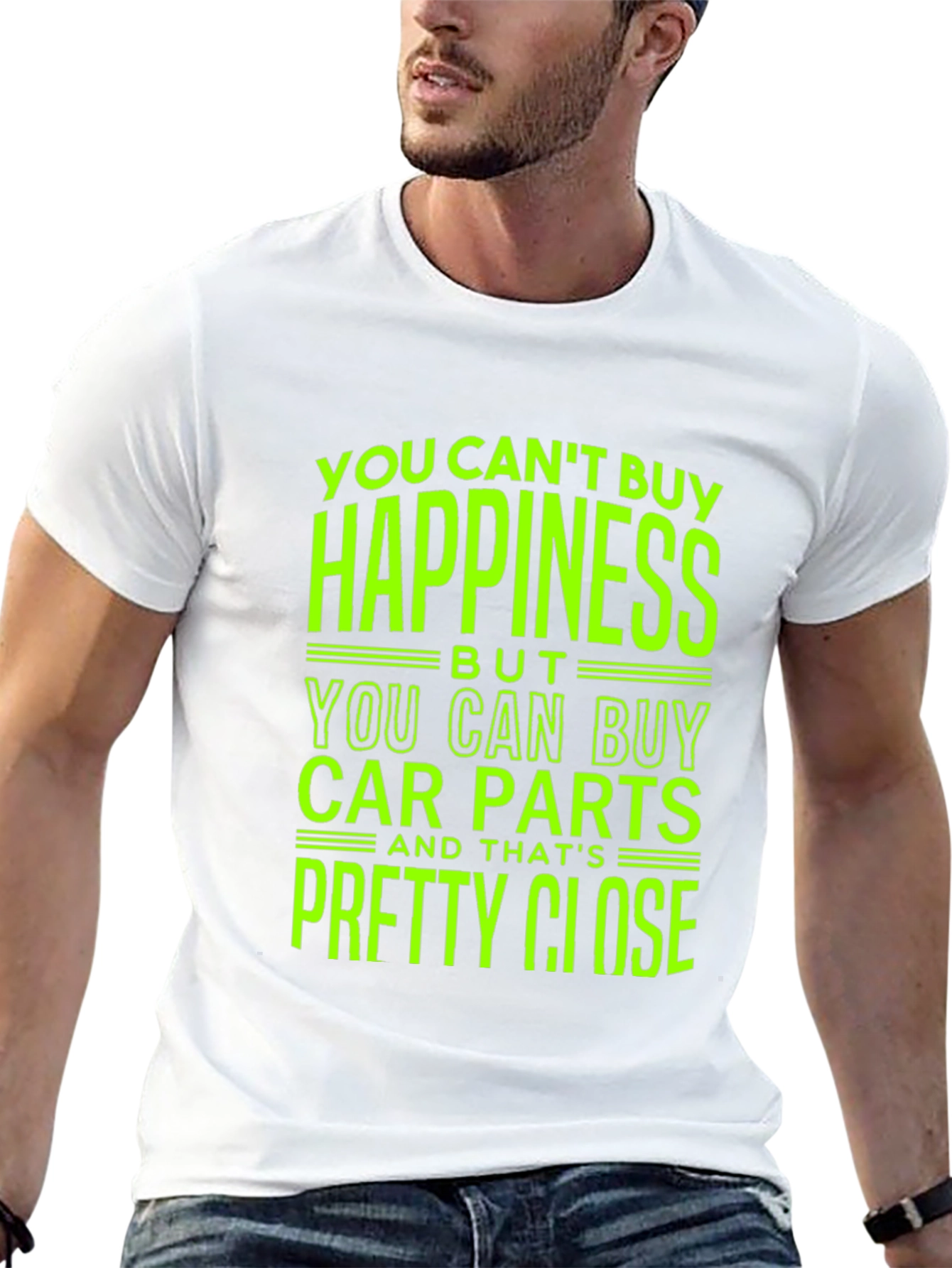 Car Parts T-Shirt - Happiness Close Enough