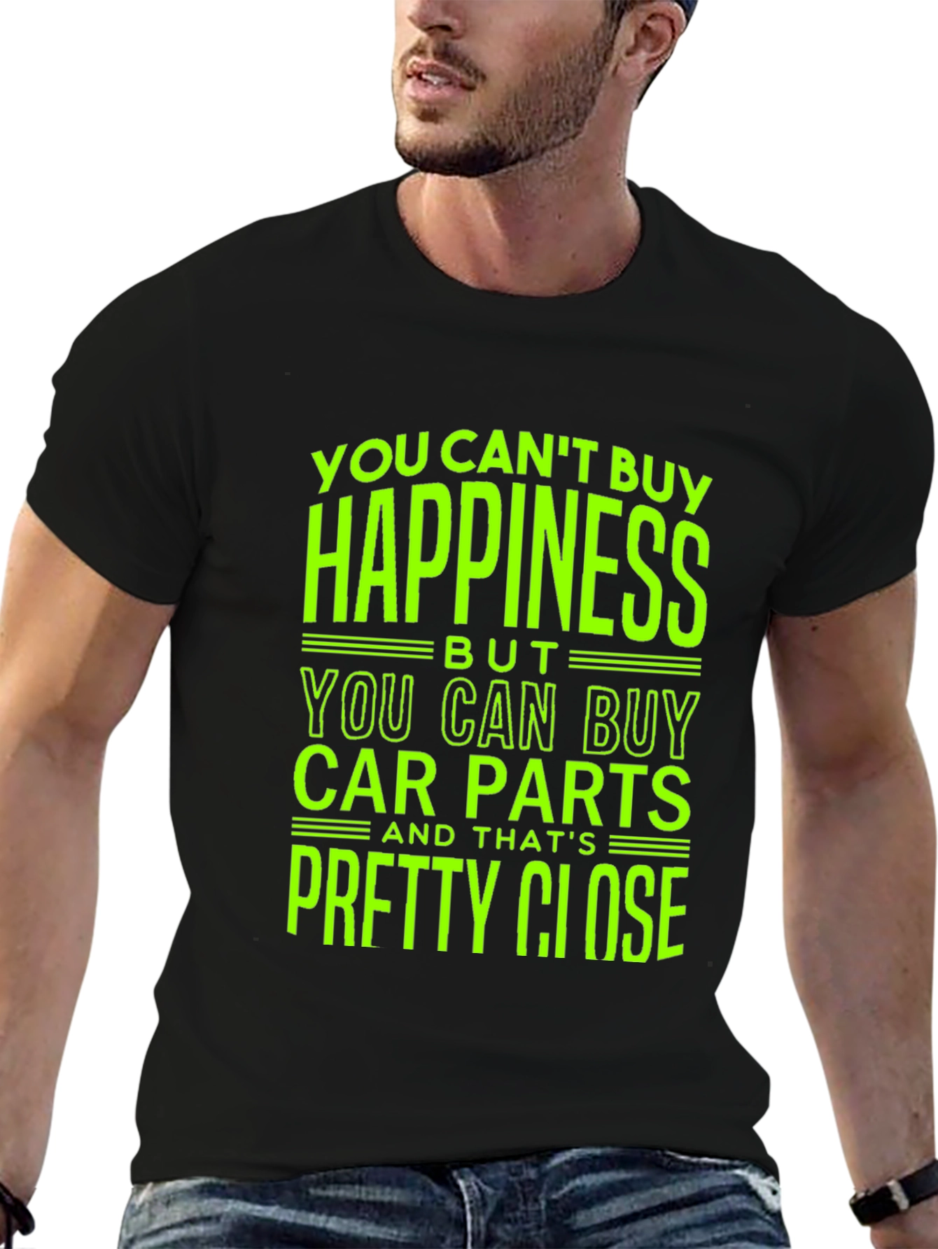 Car Parts T-Shirt - Happiness Close Enough