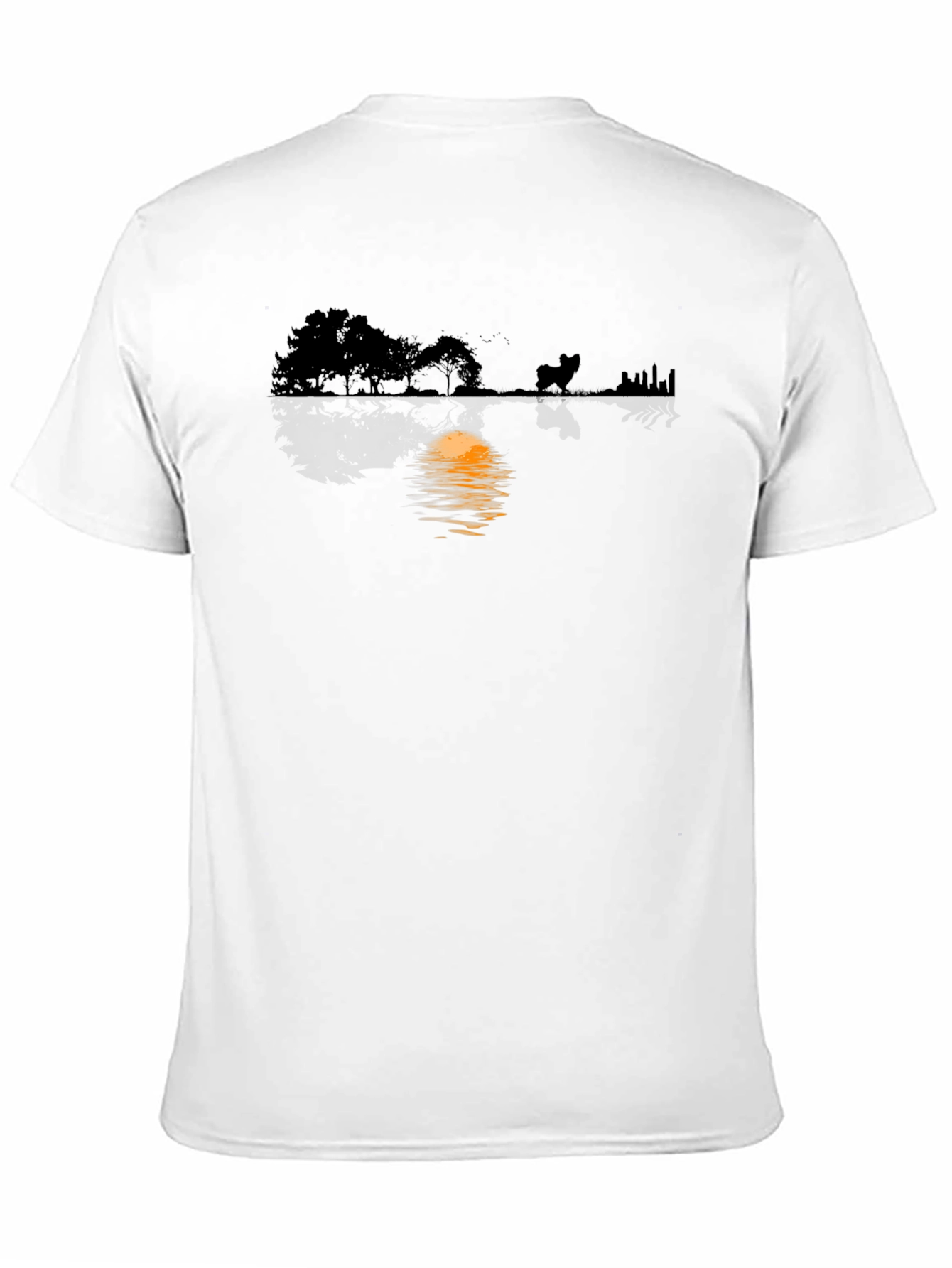 Silhouette Reflection Graphic T-Shirt