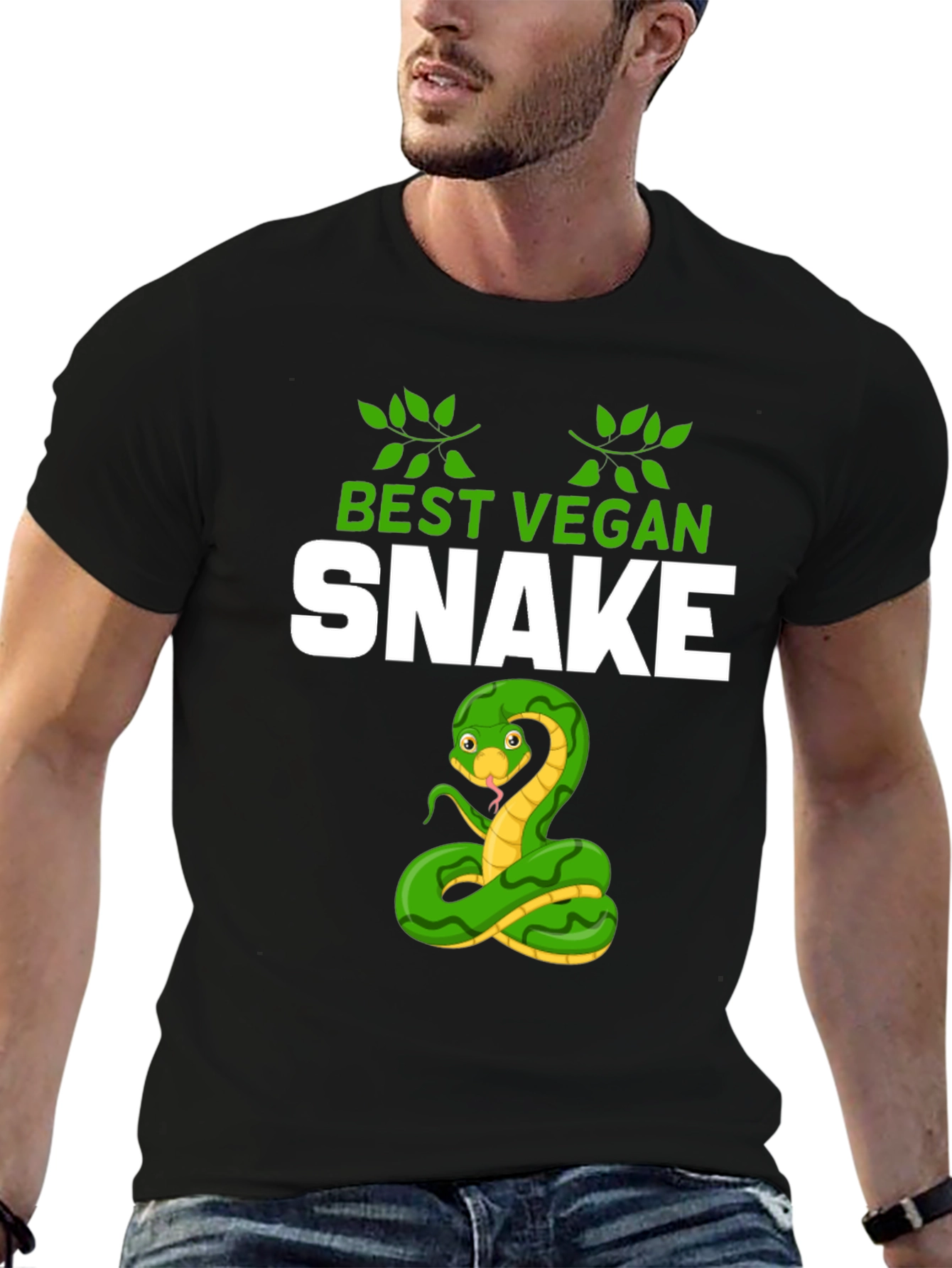 Best Vegan Snake Graphic T-Shirt