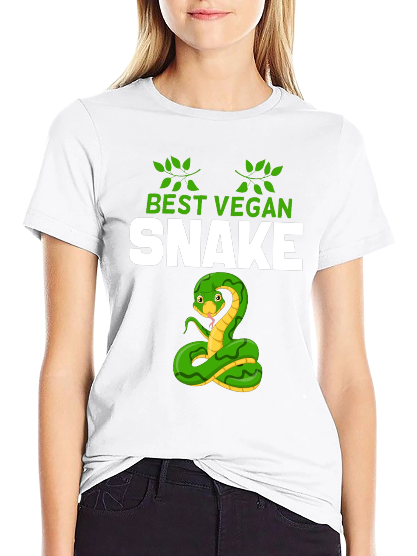 Best Vegan Snake Graphic T-Shirt
