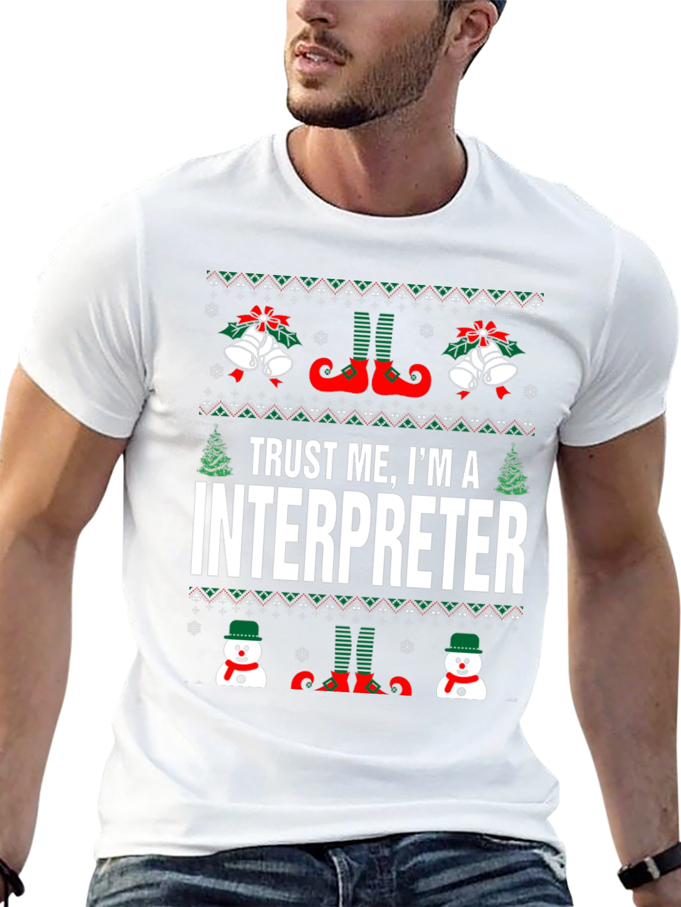 Trust Me Im An Interpreter Ugly Christmas T-Shirt