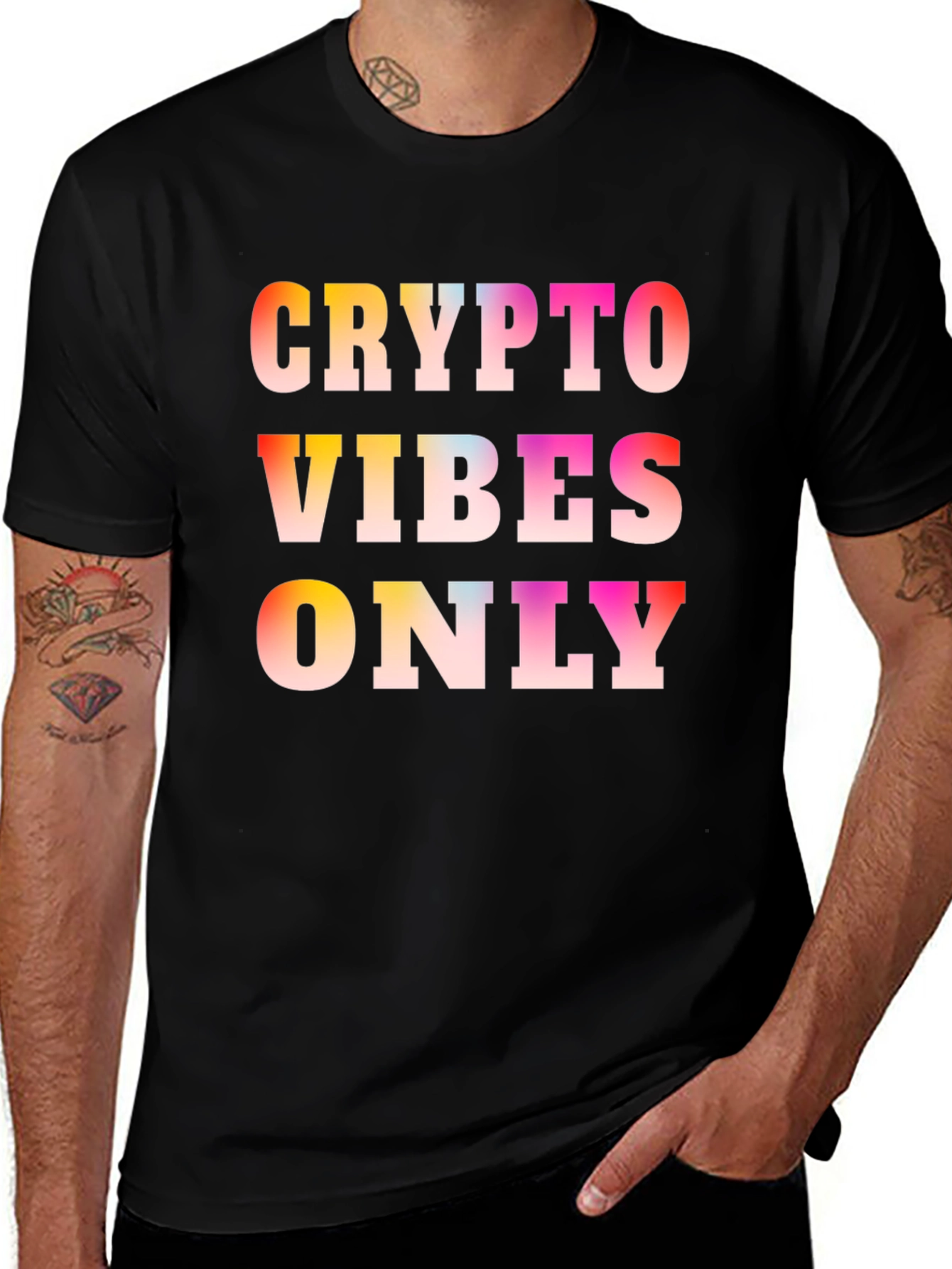 Crypto Vibes Only Graphic T-Shirt