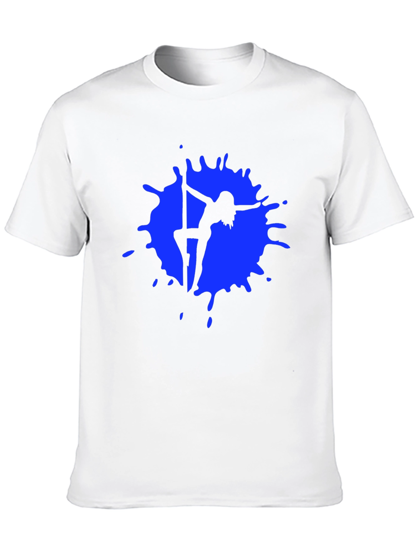 Pole Dancer Silhouette Graphic Black T-Shirt
