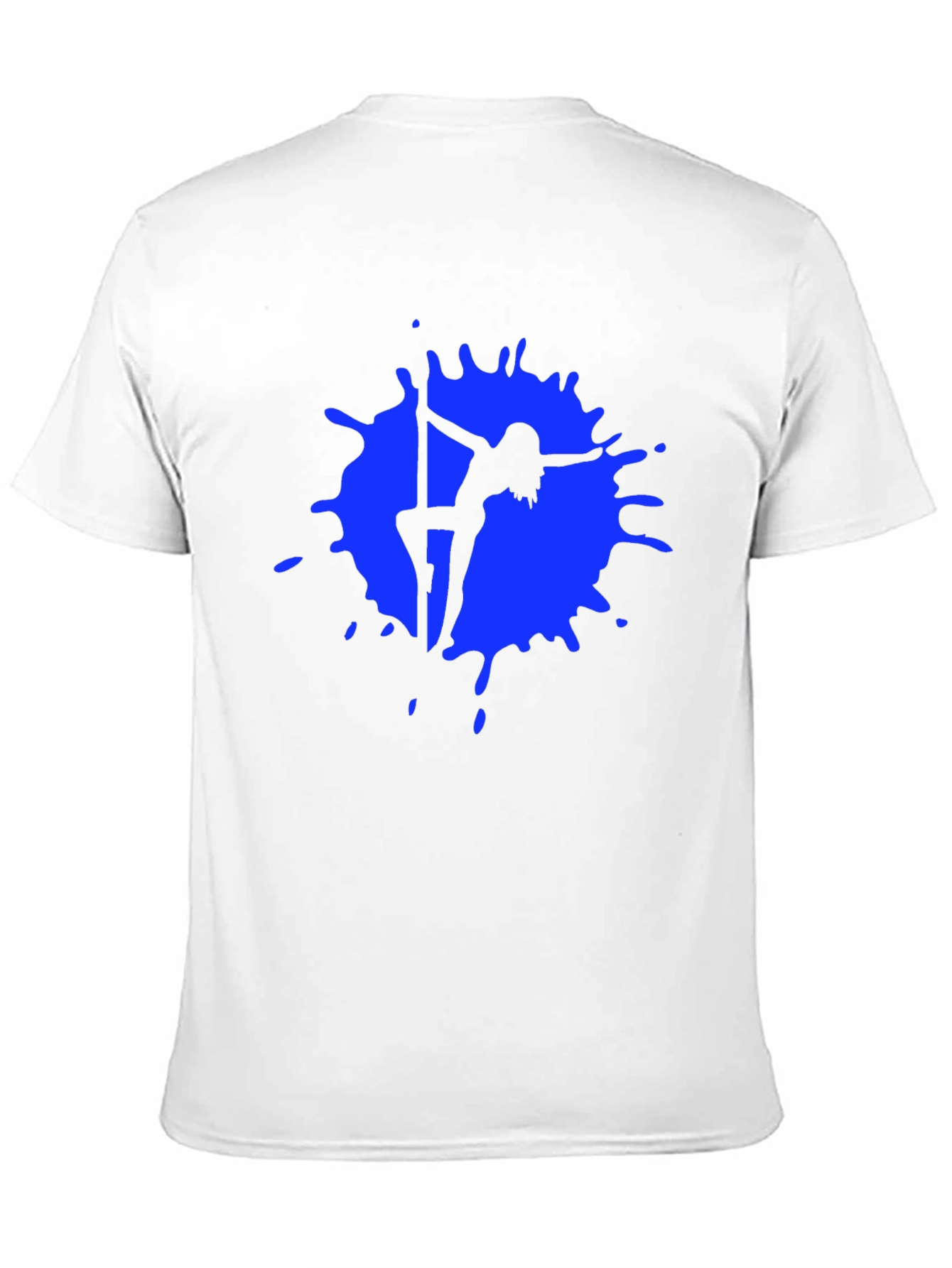 Pole Dancer Silhouette Graphic Black T-Shirt