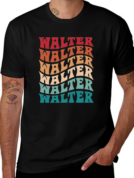 Retro Walter T-Shirt - Funky Name Design