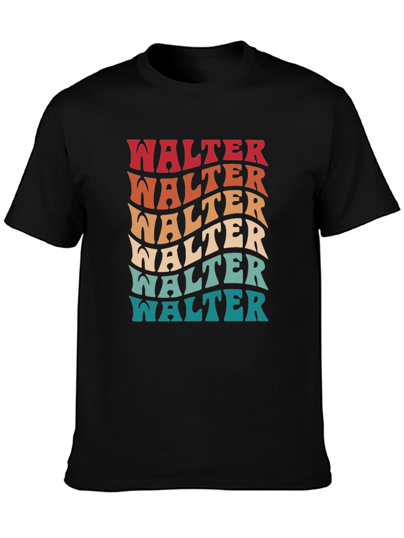 Retro Walter T-Shirt - Funky Name Design