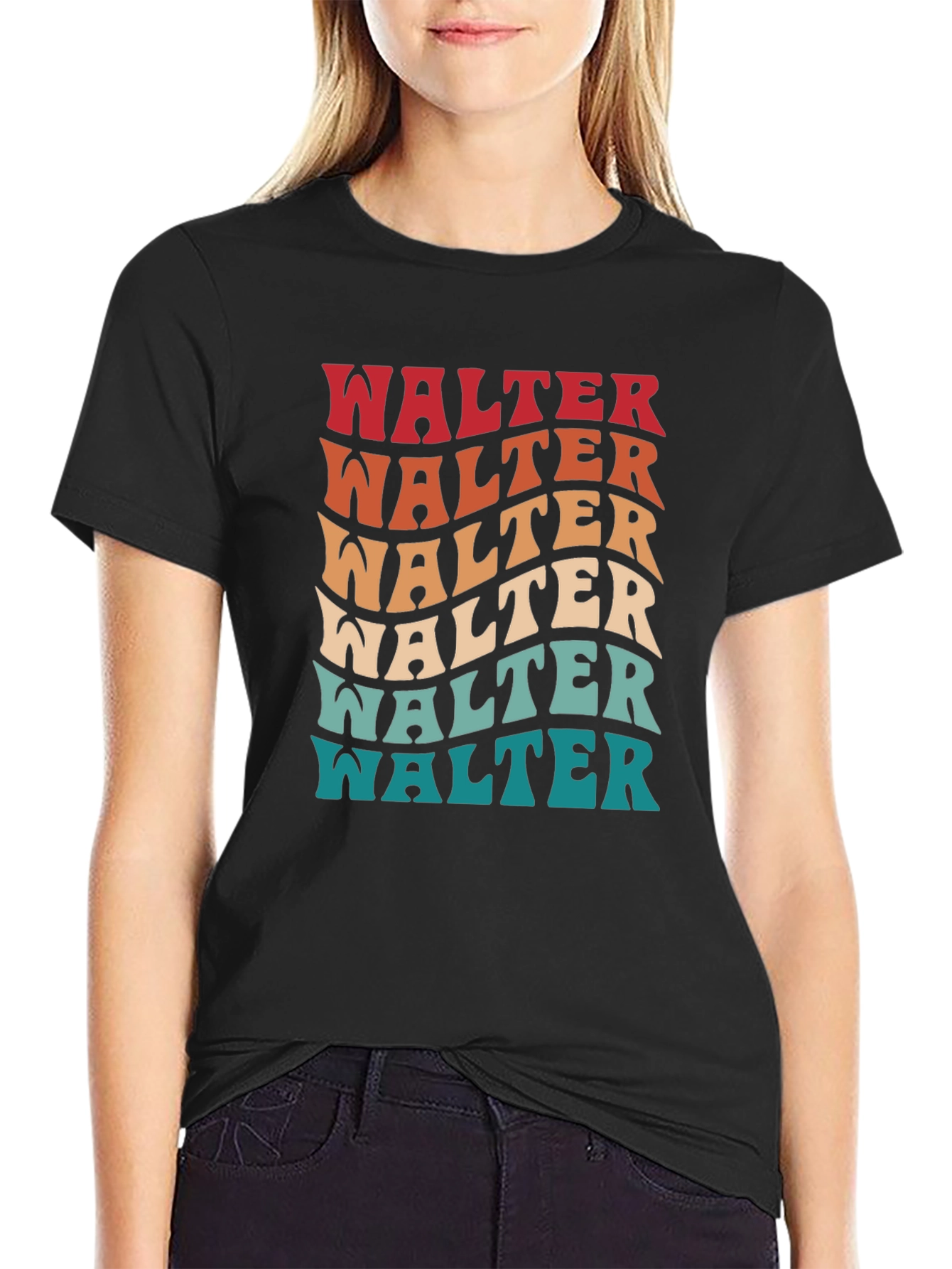 Retro Walter T-Shirt - Funky Name Design