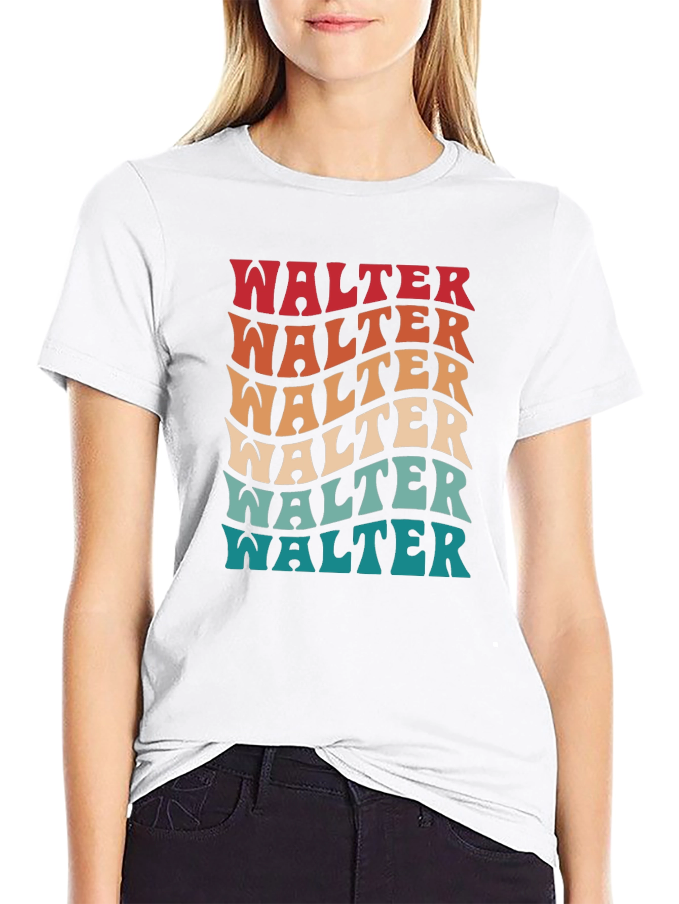 Retro Walter T-Shirt - Funky Name Design