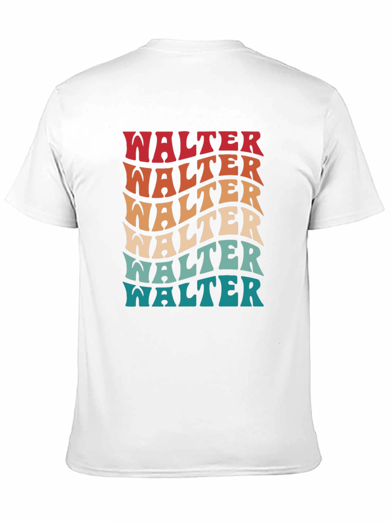 Retro Walter T-Shirt - Funky Name Design