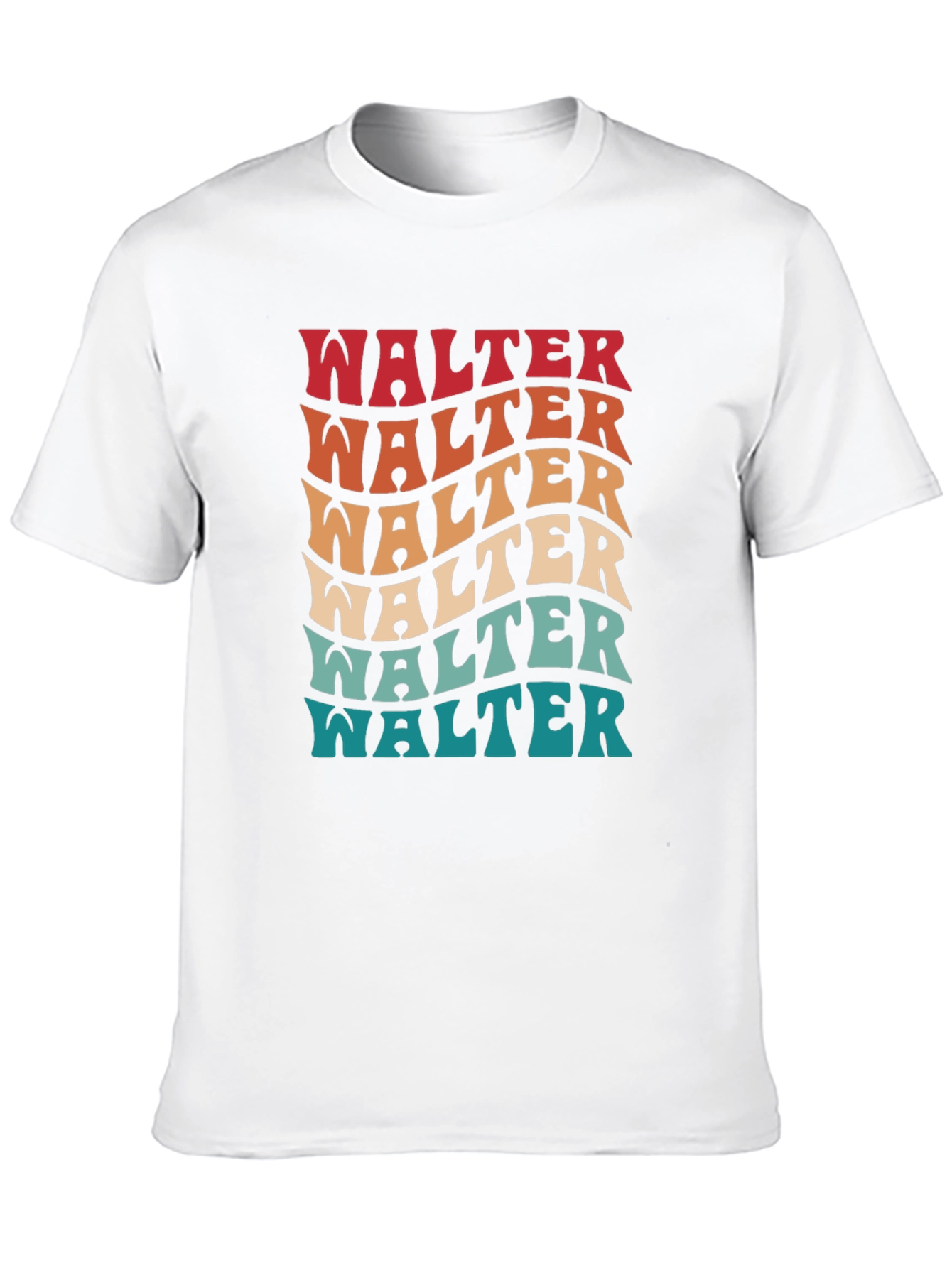 Retro Walter T-Shirt - Funky Name Design
