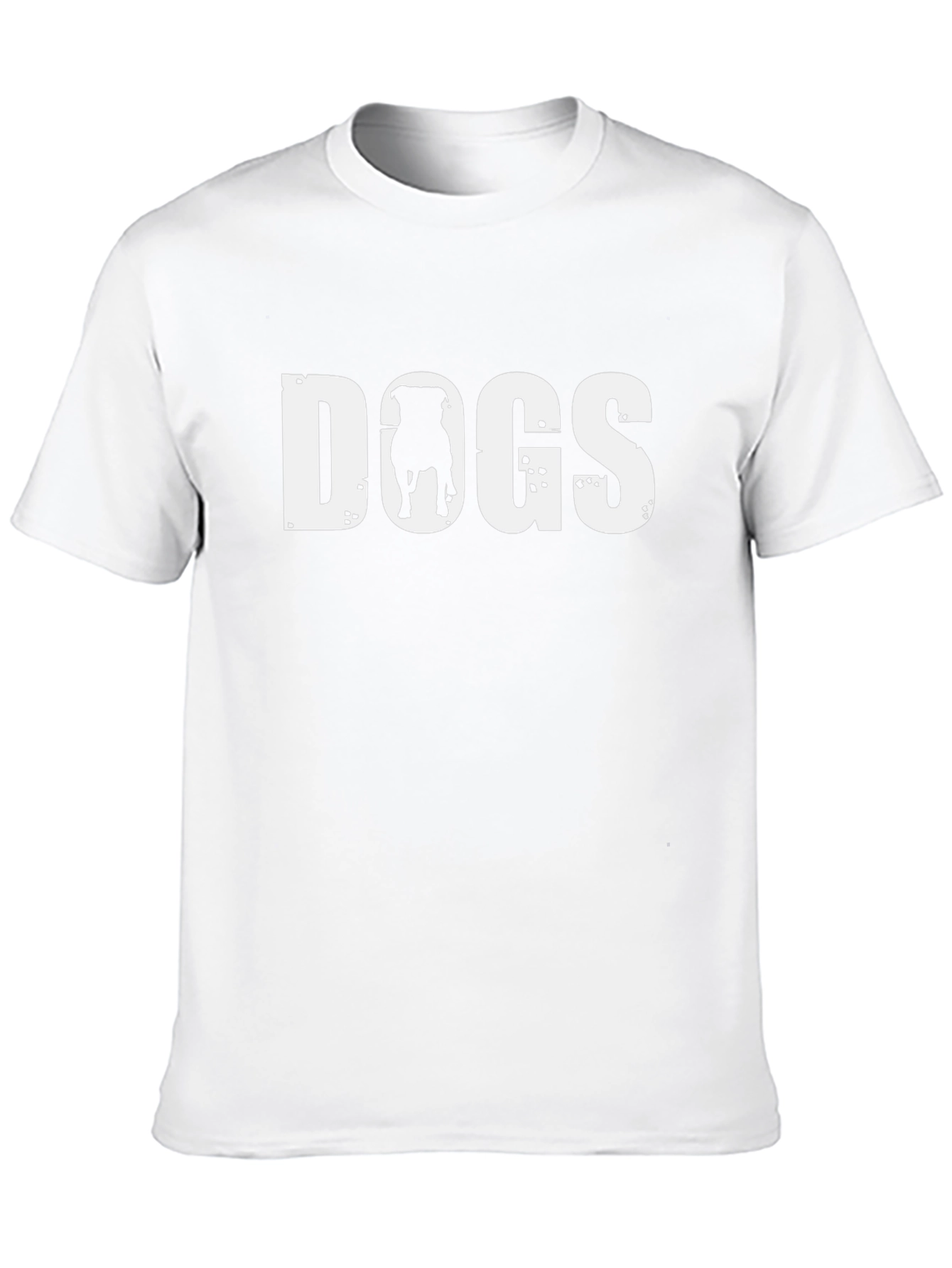 DOGS Graphic Tee - Black Crew Neck T-Shirt