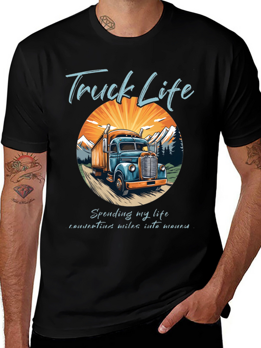 Truck Life Tee - Convert Miles Into Money