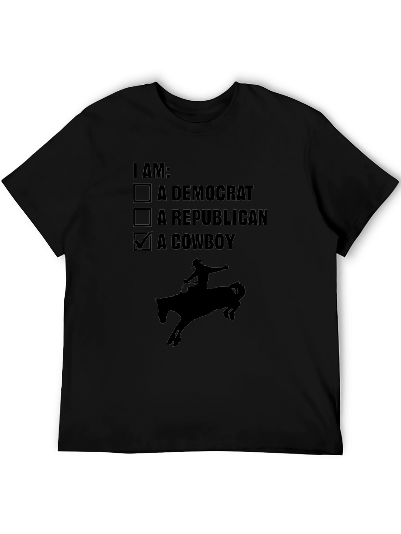 Cowboy Graphic T-Shirt - Funny Rodeo Western Tee