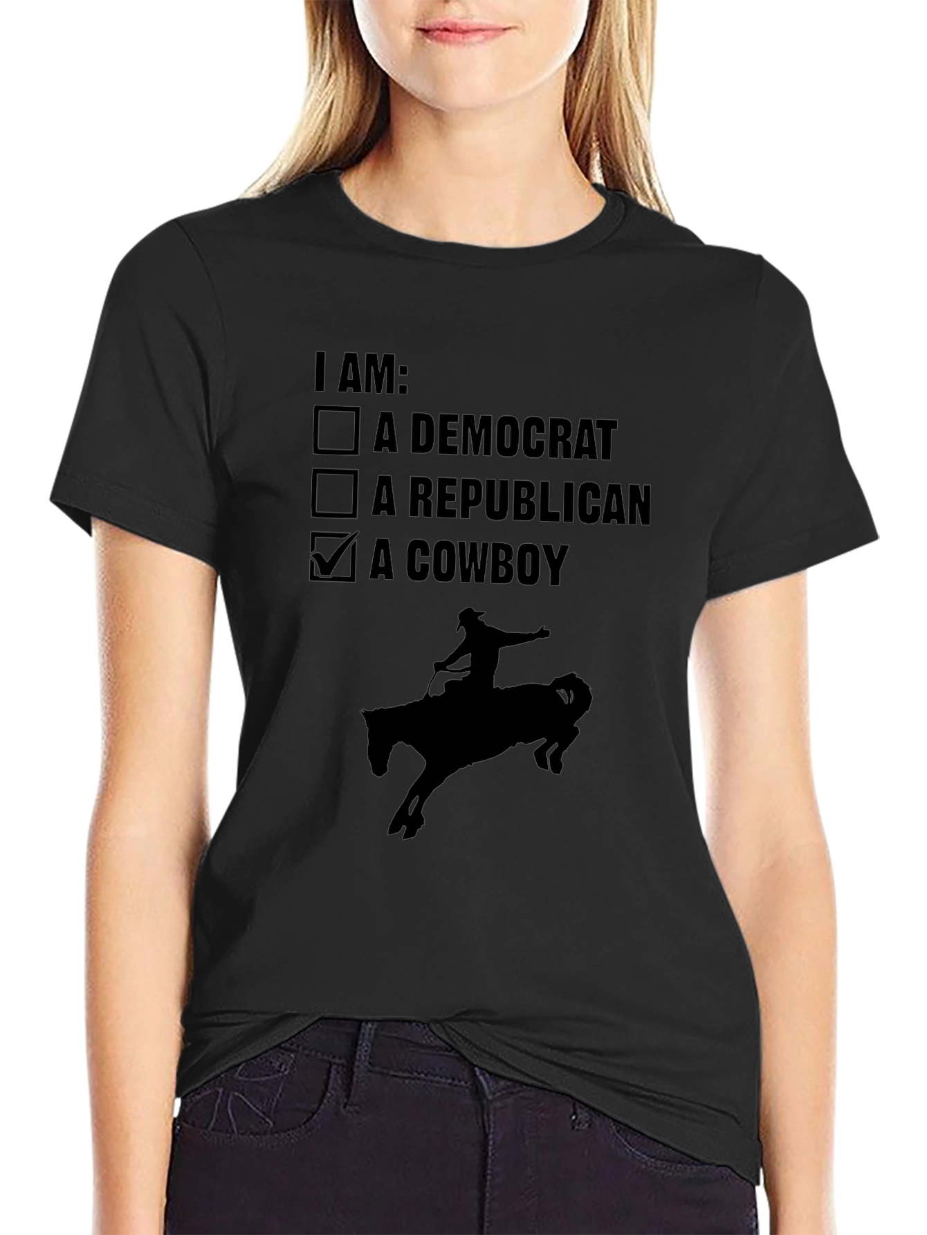 Cowboy Graphic T-Shirt - Funny Rodeo Western Tee