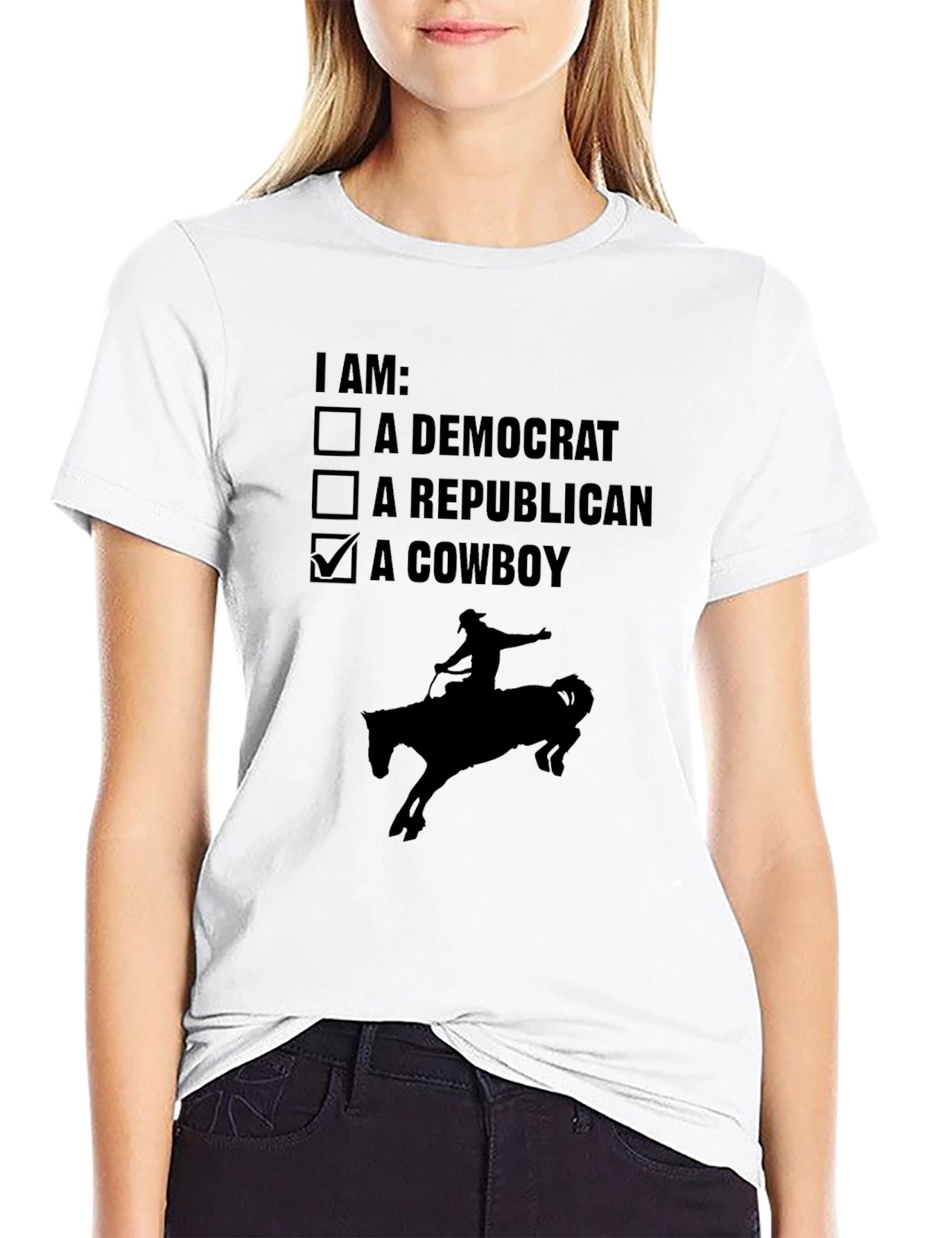 Cowboy Graphic T-Shirt - Funny Rodeo Western Tee