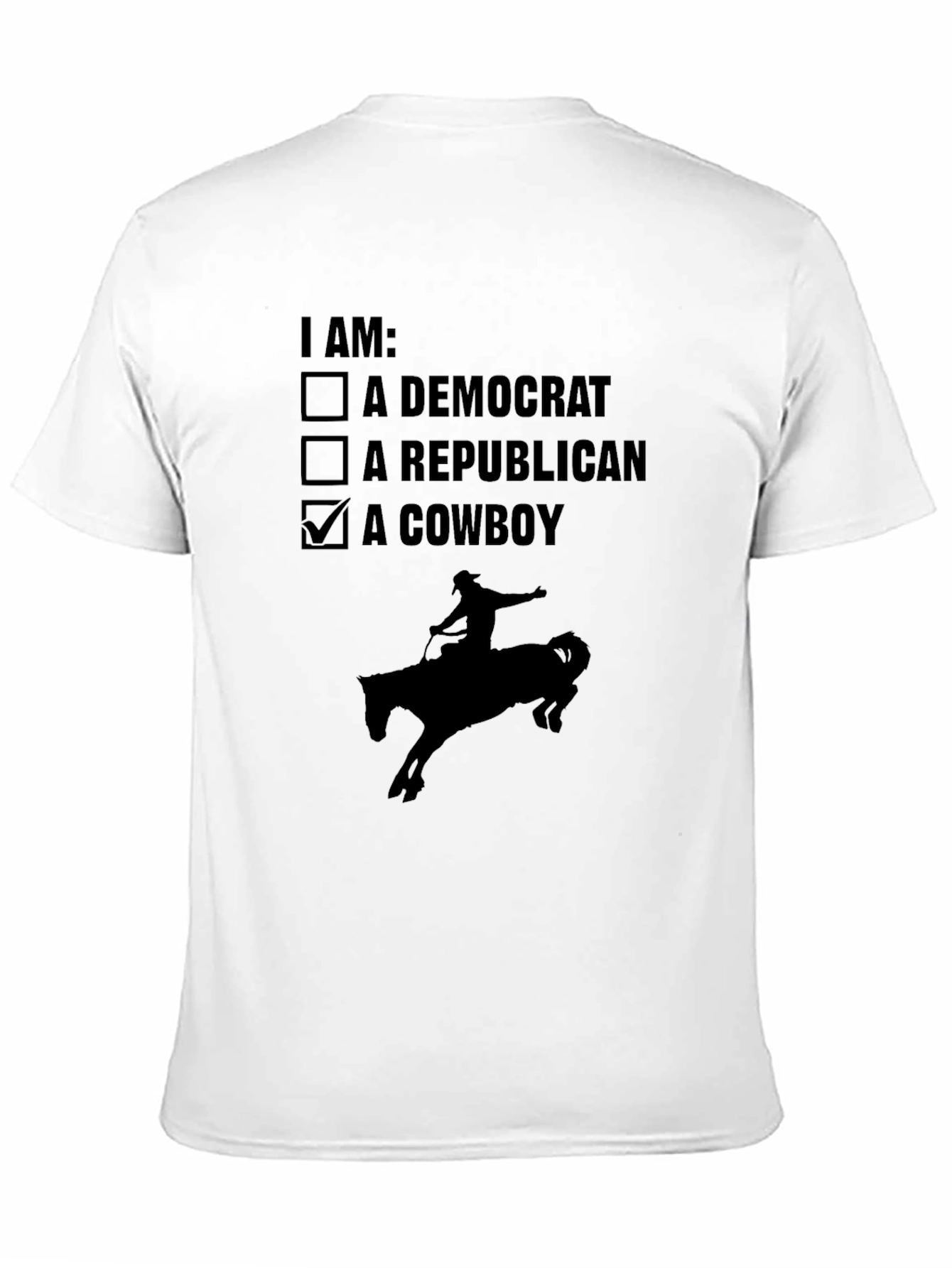 Cowboy Graphic T-Shirt - Funny Rodeo Western Tee