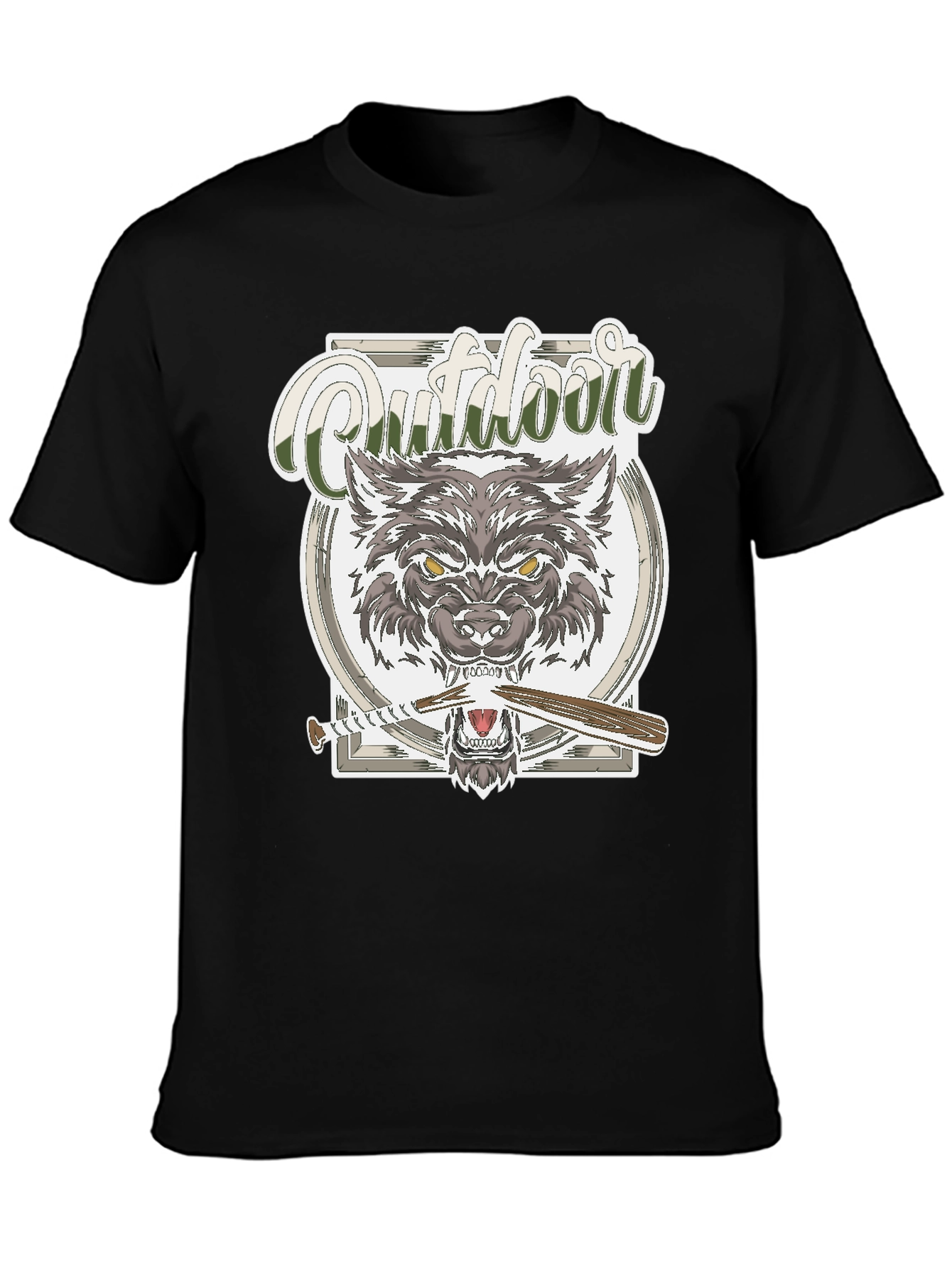 Outdoor Wolf Graphic Tee
