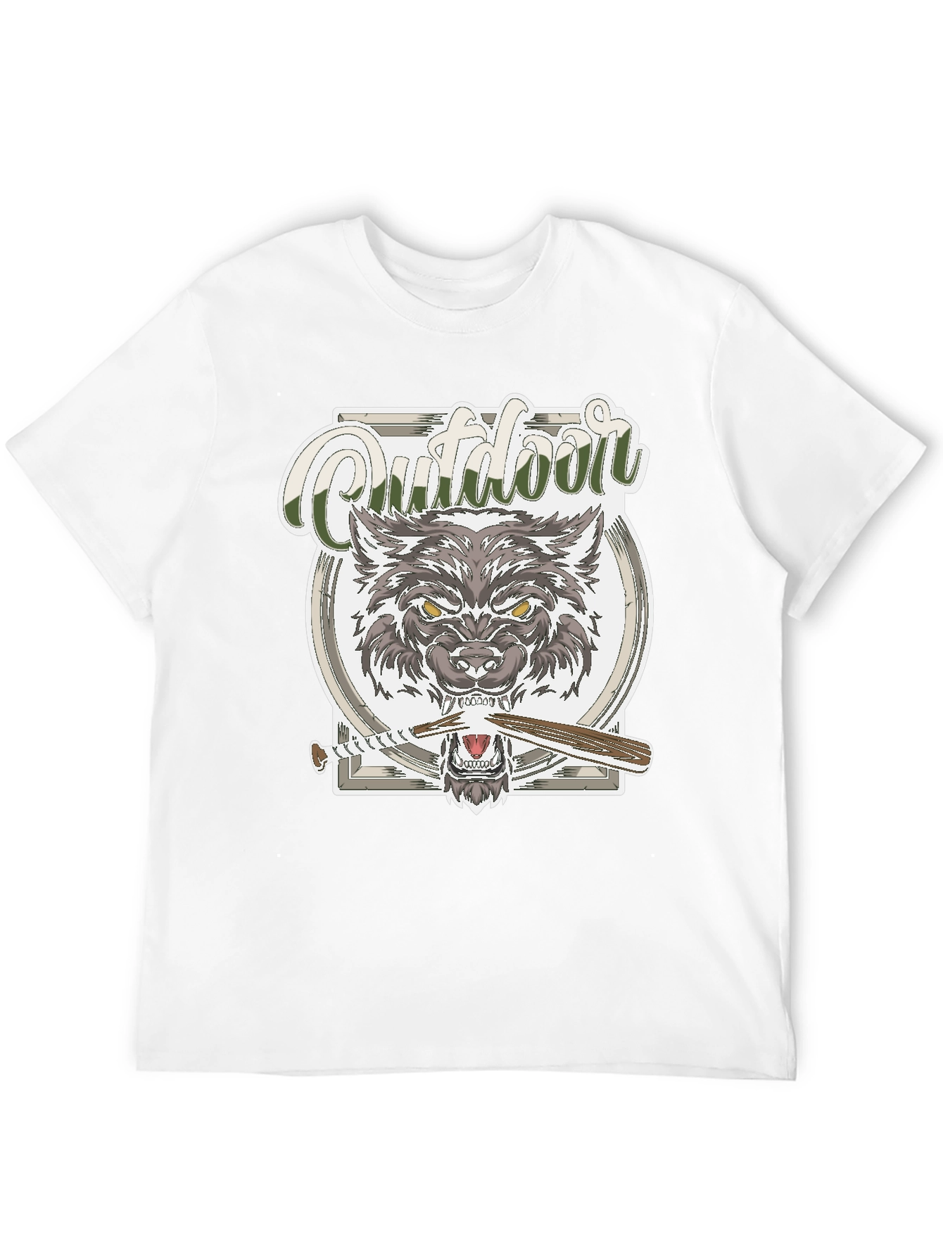 Outdoor Wolf Graphic Tee