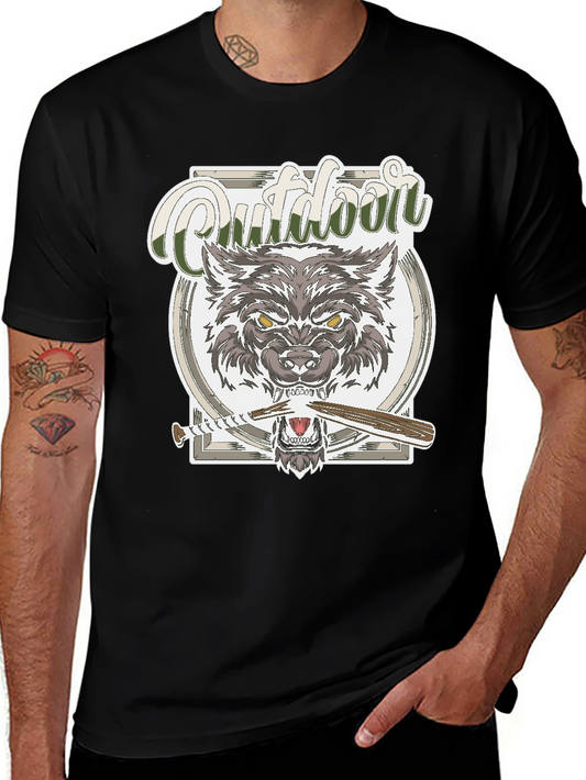 Outdoor Wolf Graphic Tee