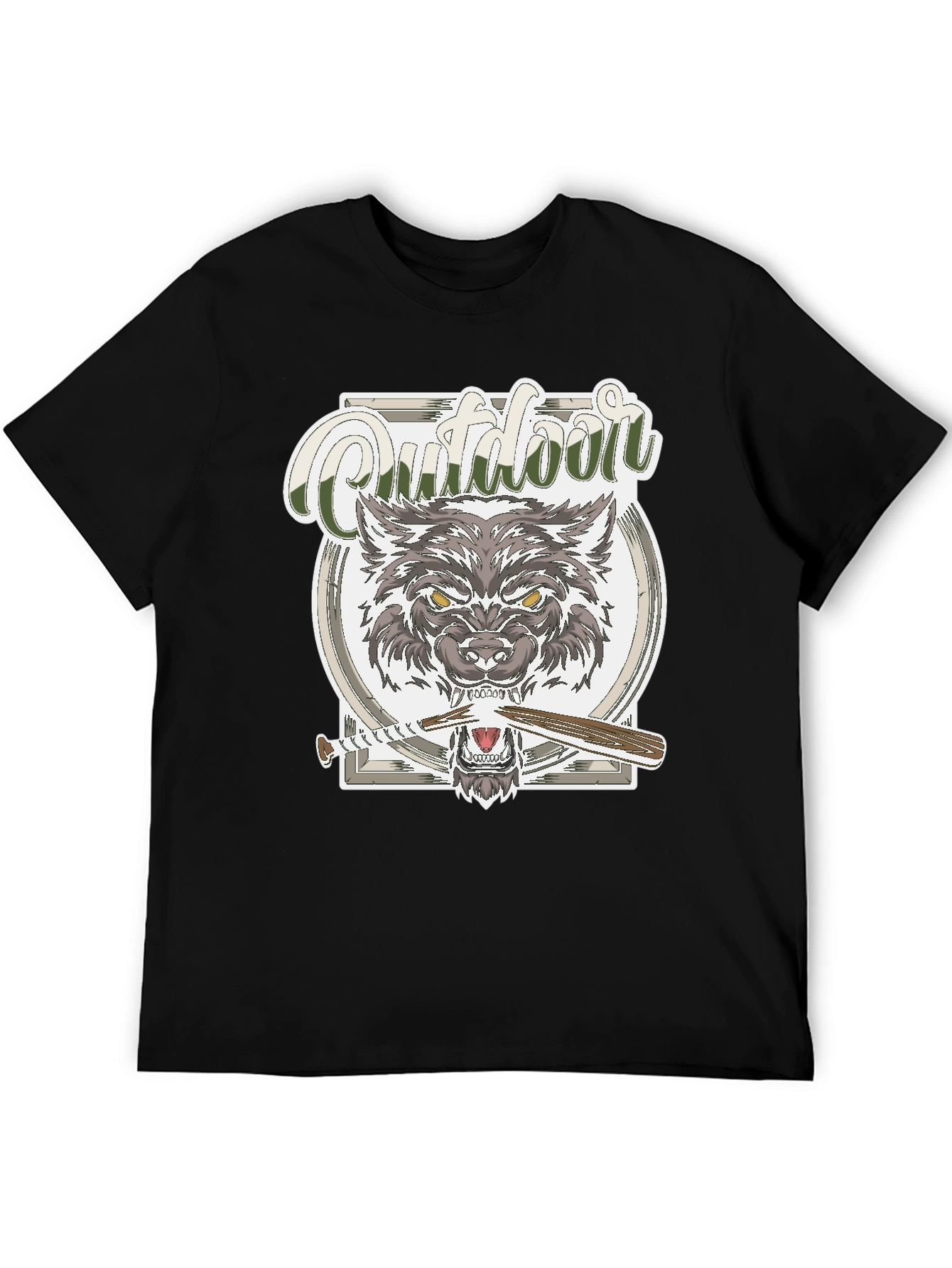 Outdoor Wolf Graphic Tee