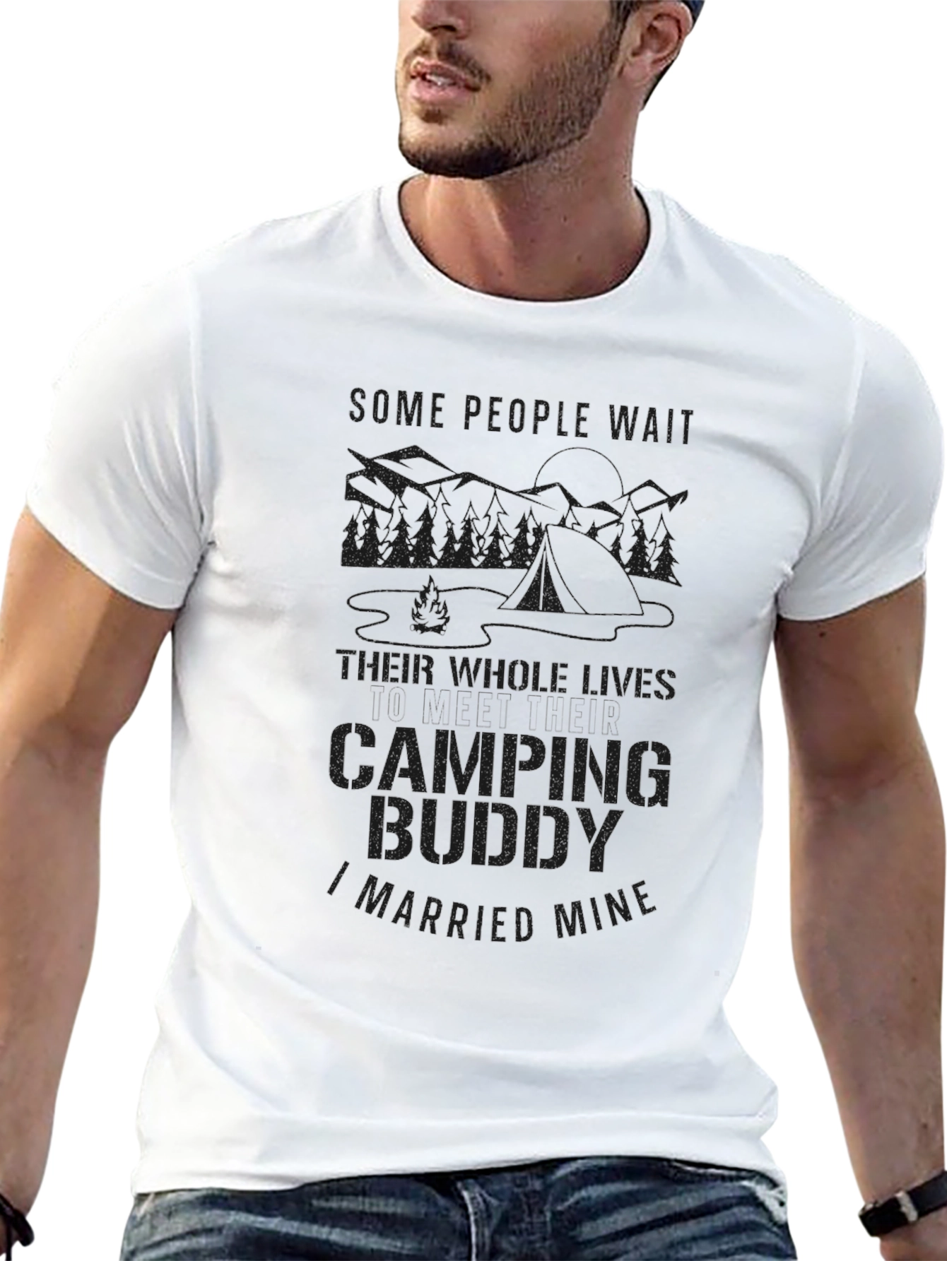 Camping Buddy Graphic Tee