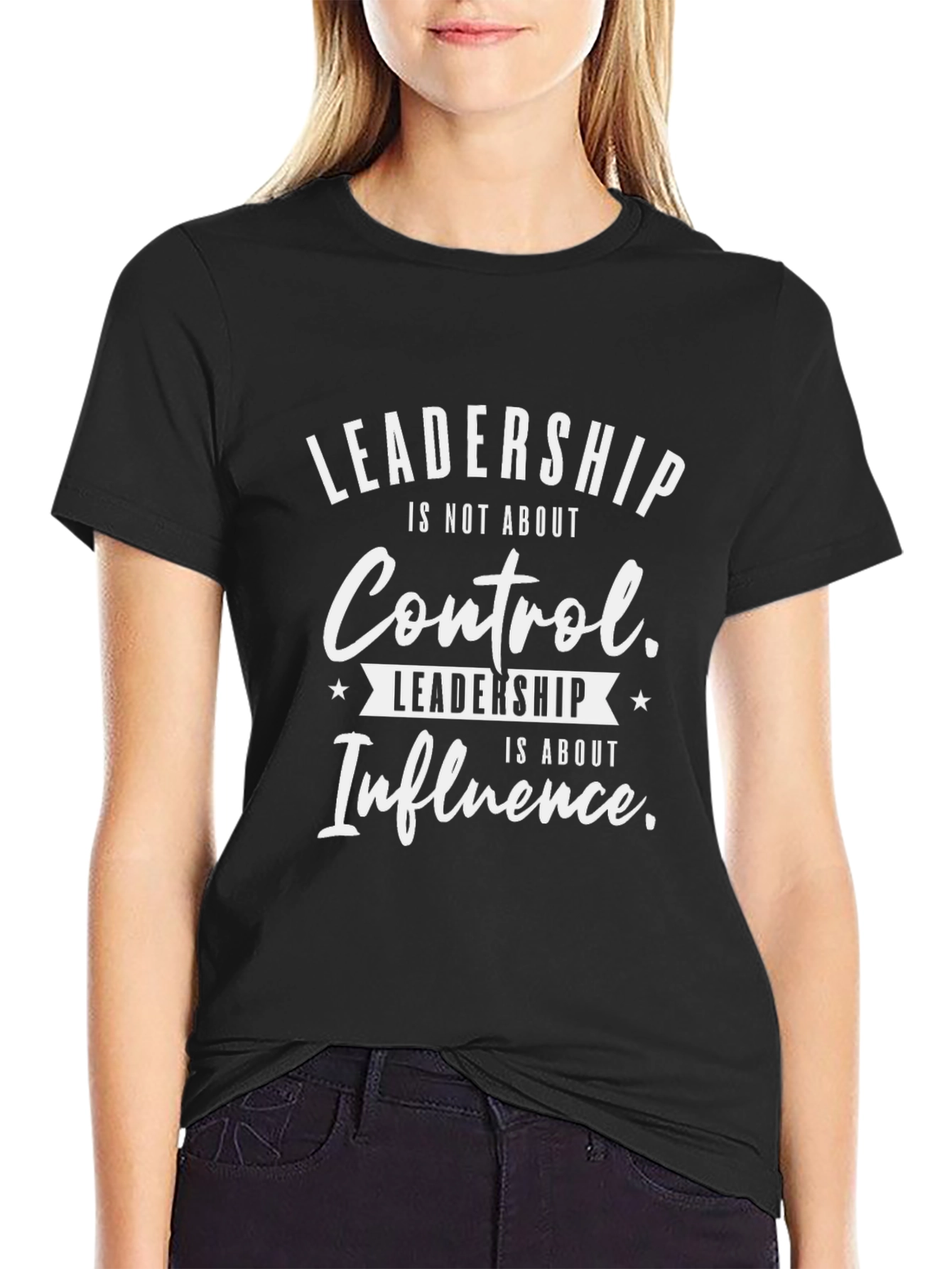 Leadership Quote Graphic T-Shirt