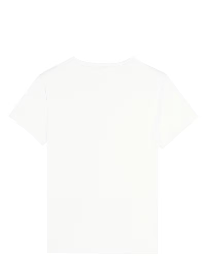 Women's Teacher Life "TEACH. LOVE. INSPIRE." Graphic Print T-Shirt, 1 pcs 190g 100% Pure Cotton Casual Short-Sleeve T-Shirt