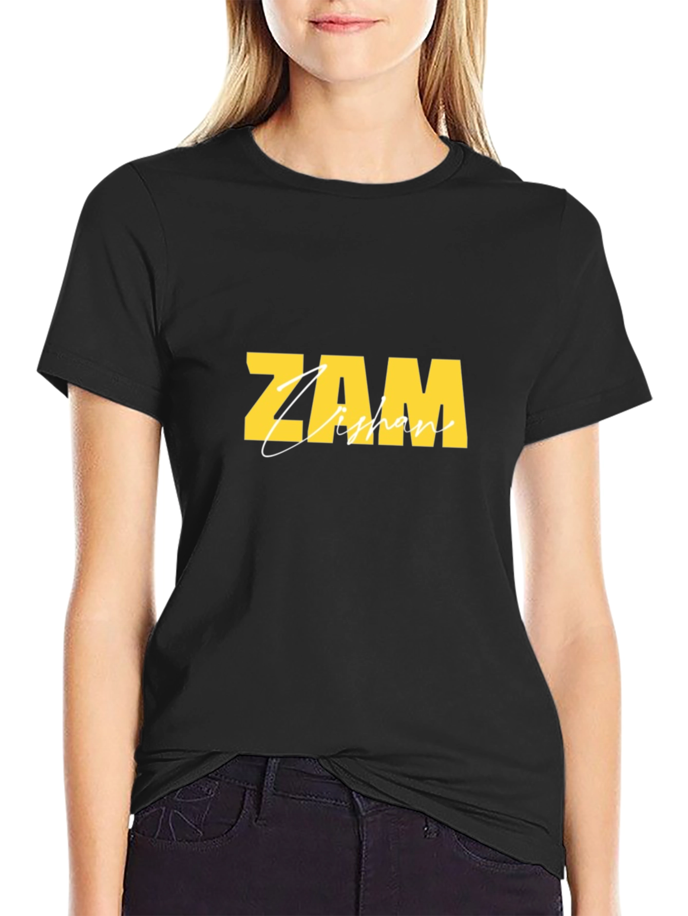 ZAM Signature Black T-Shirt - Bold Style