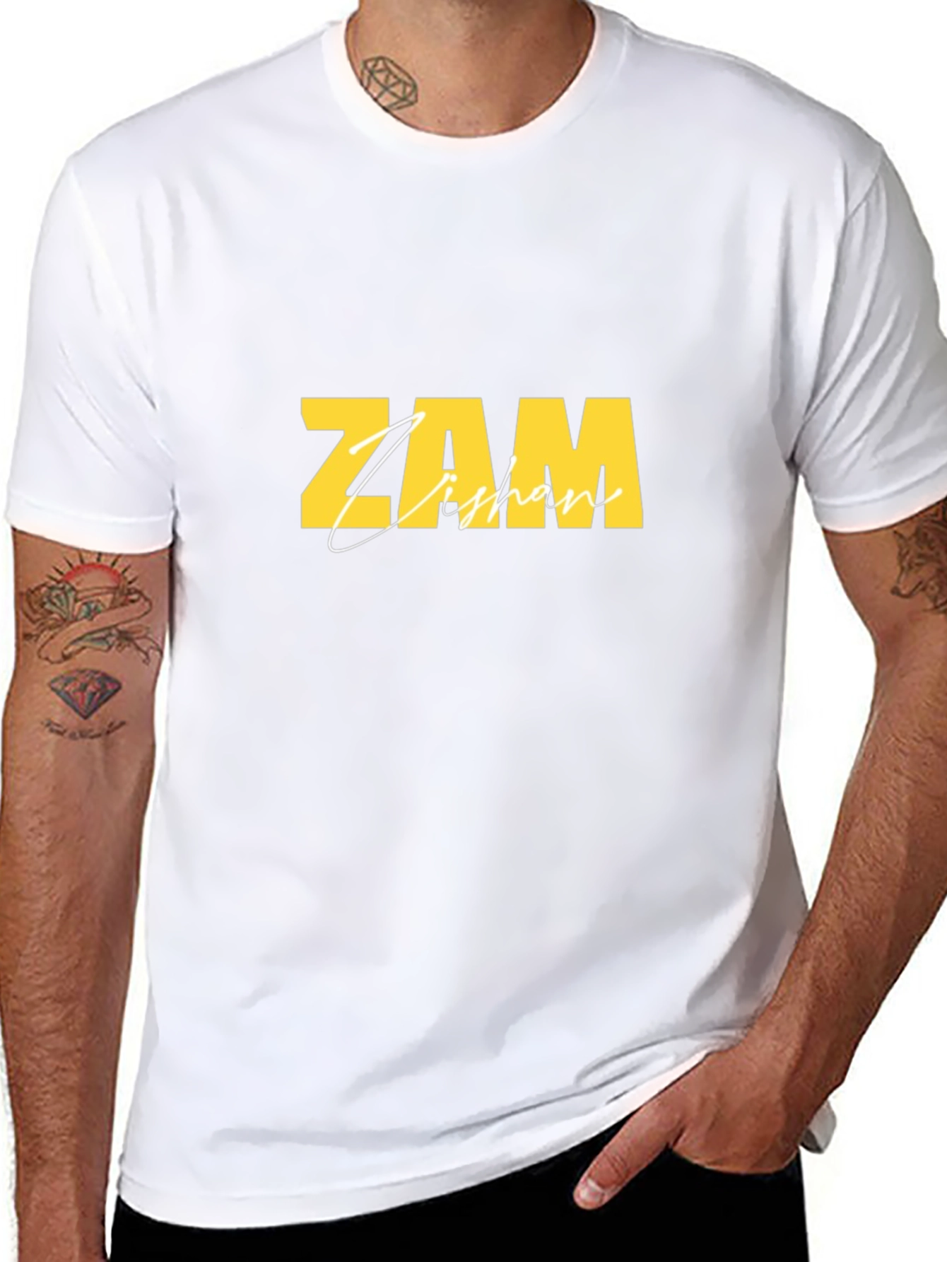 ZAM Signature Black T-Shirt - Bold Style