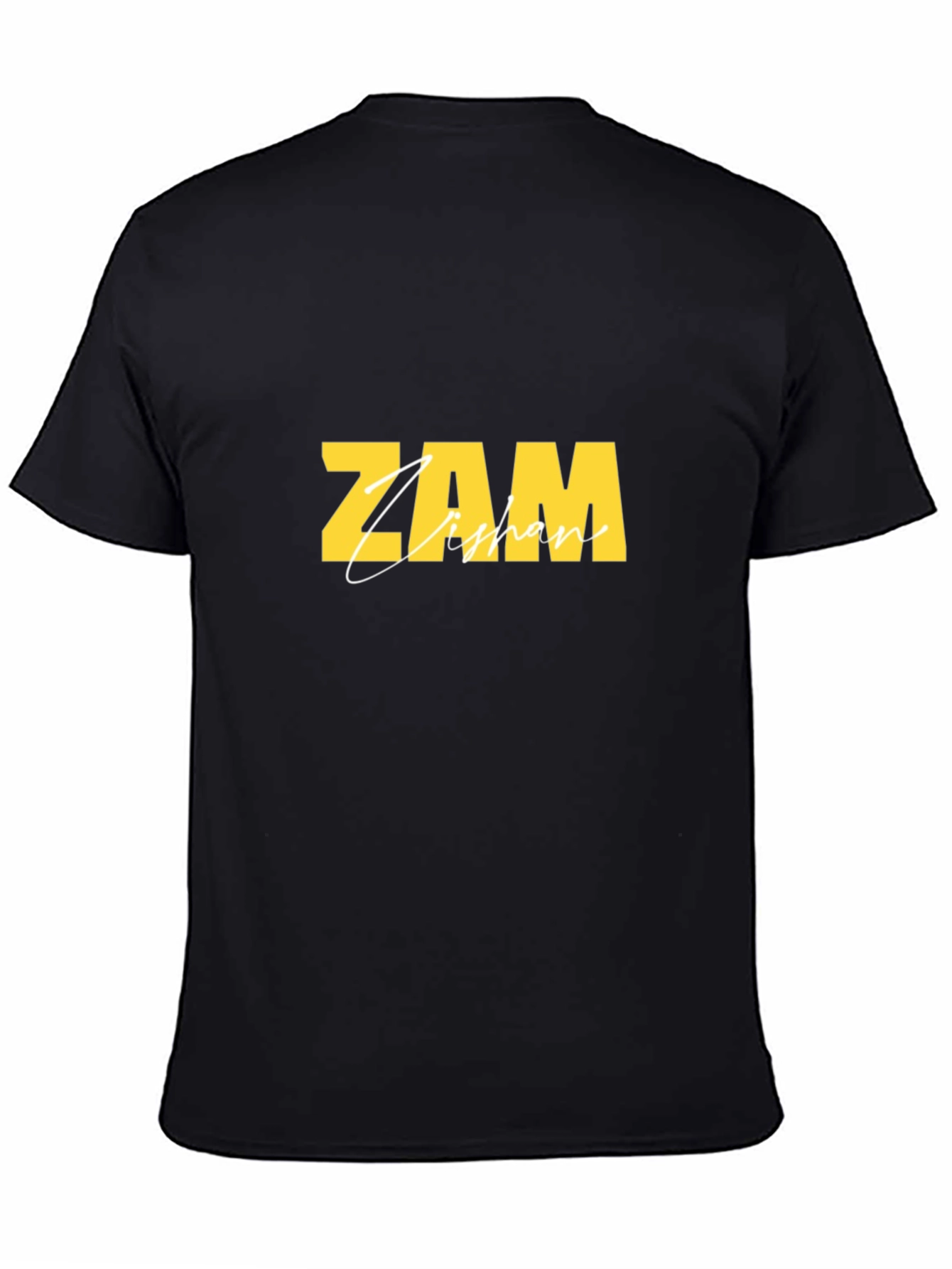 ZAM Signature Black T-Shirt - Bold Style