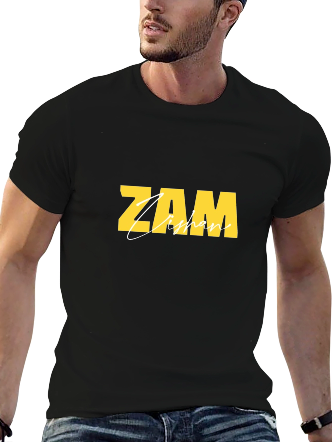 ZAM Signature Black T-Shirt - Bold Style