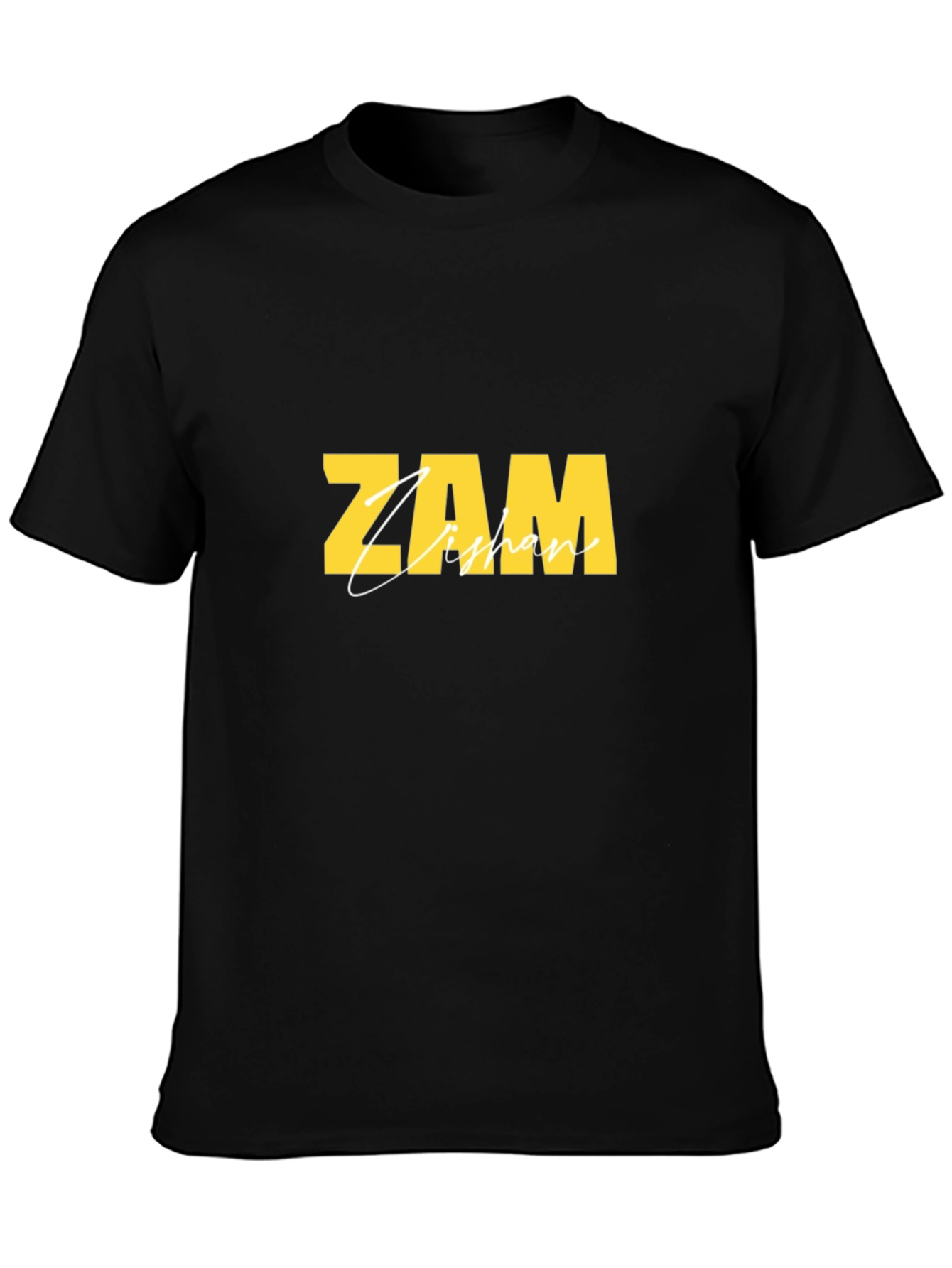 ZAM Signature Black T-Shirt - Bold Style