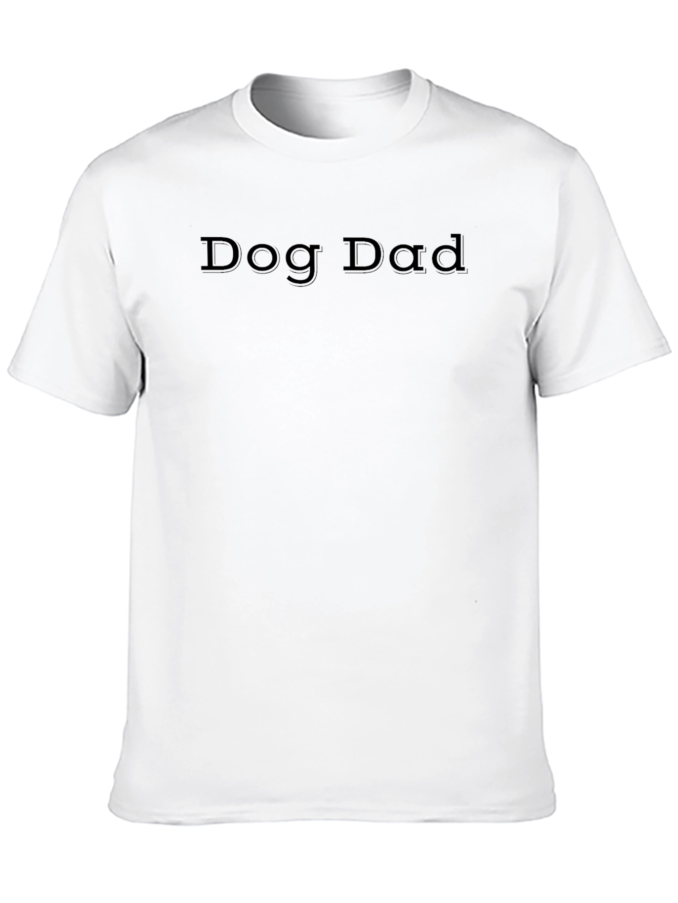 Dog Dad Black T-Shirt - Mens Casual Tee