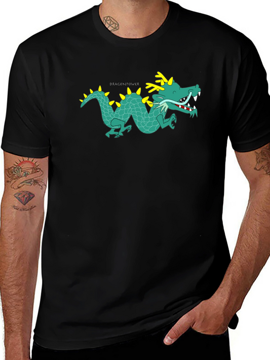 Dragon Power Graphic T-Shirt - Cool Anime Design!