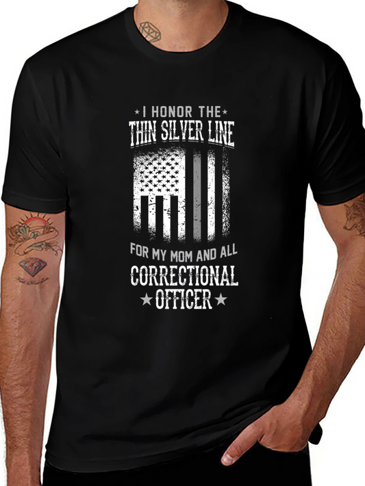 Correctional Officer Mom Tribute T-Shirt