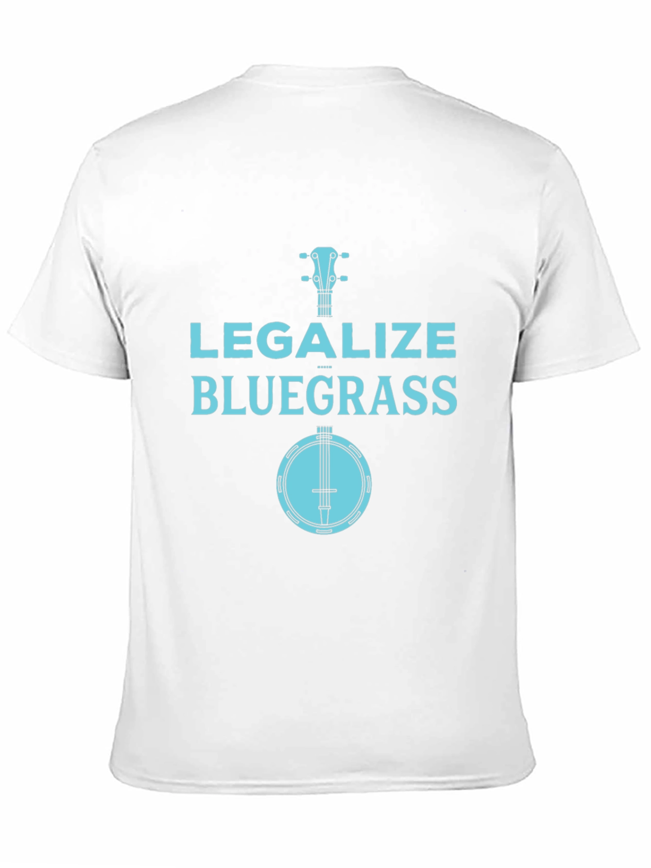 Legalize Bluegrass Banjo Graphic Tee - Black
