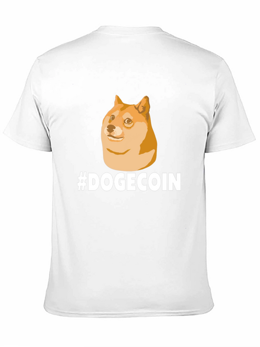 Dogecoin Meme Graphic Tee - Black