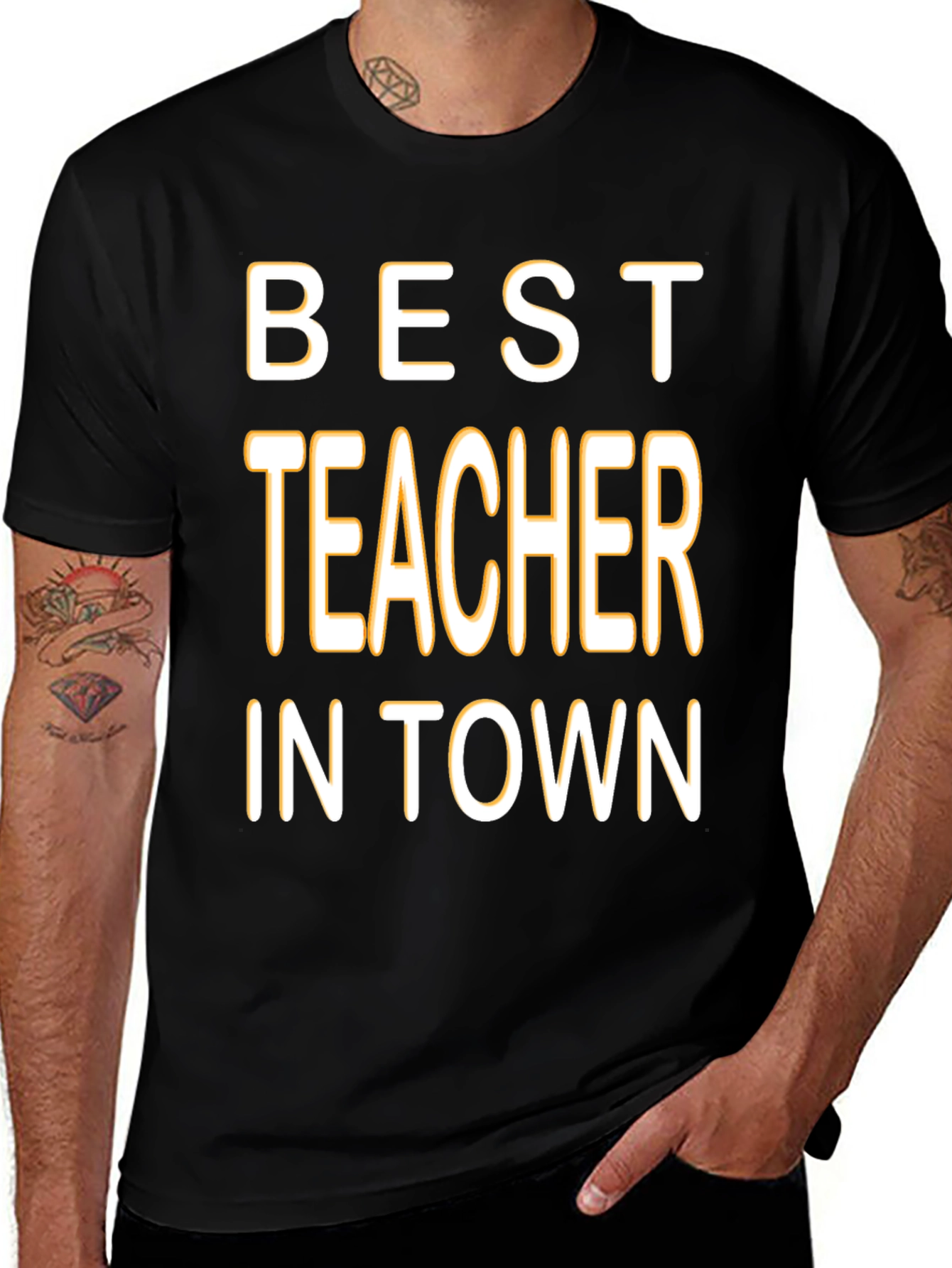 Best Teacher in Town Graphic T-Shirt