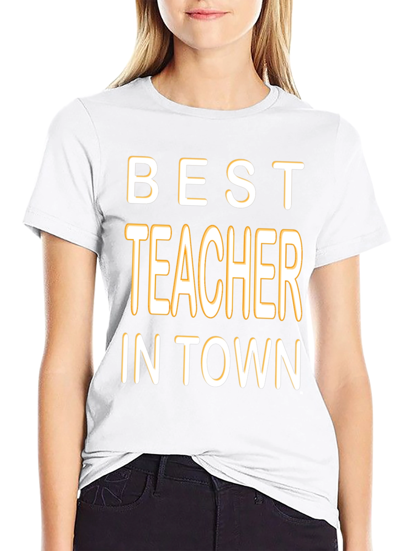 Best Teacher in Town Graphic T-Shirt
