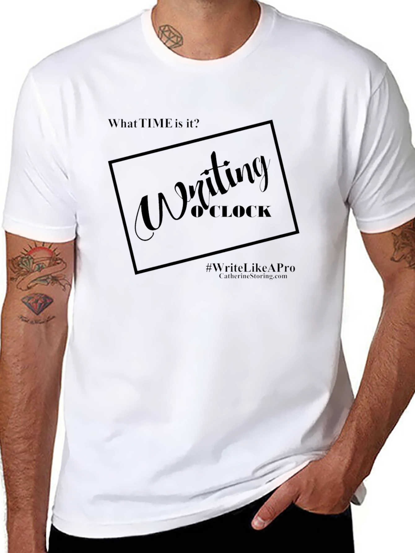 Writing OClock T-Shirt - Writers Tee
