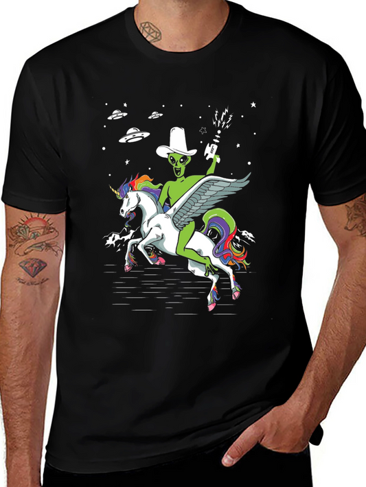 Alien Cowboy Unicorn T-Shirt