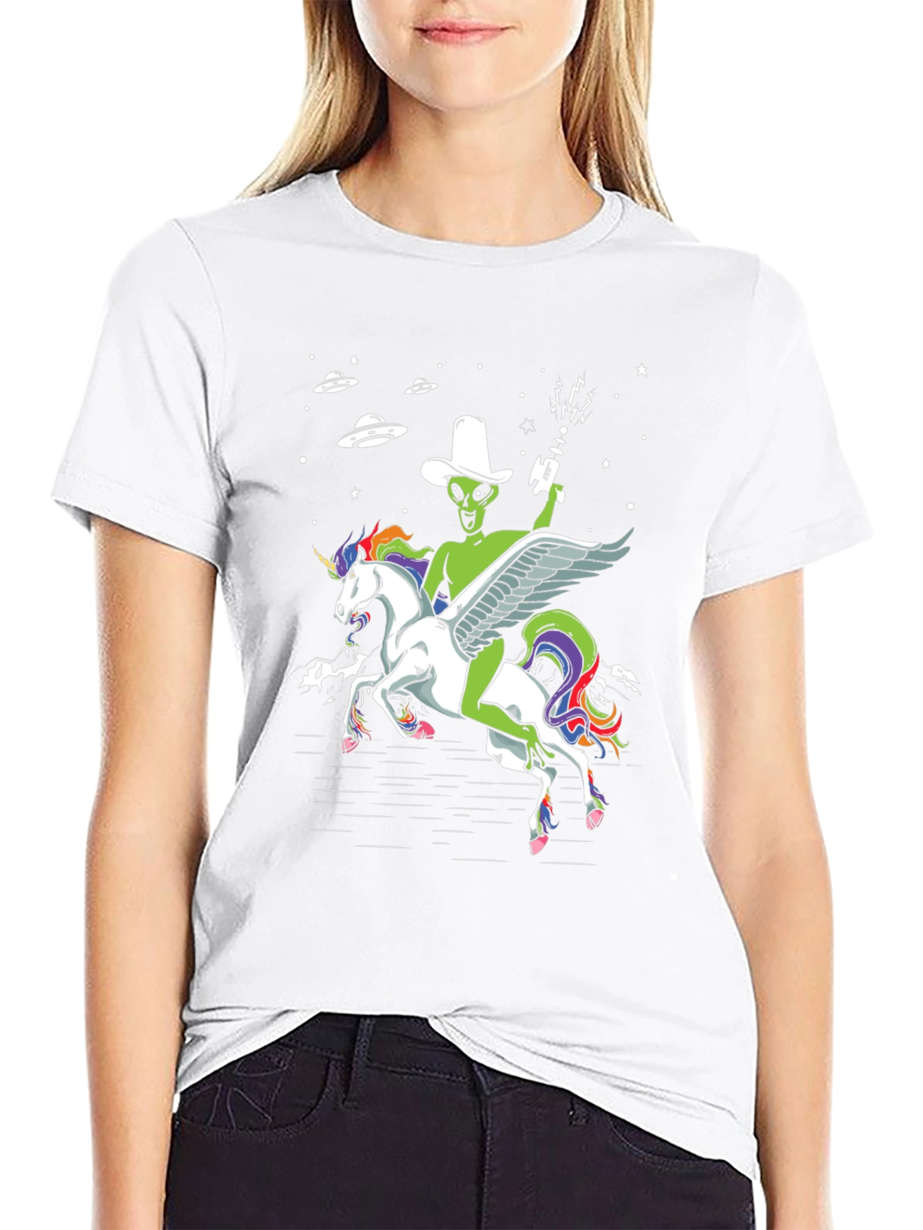 Alien Cowboy Unicorn T-Shirt