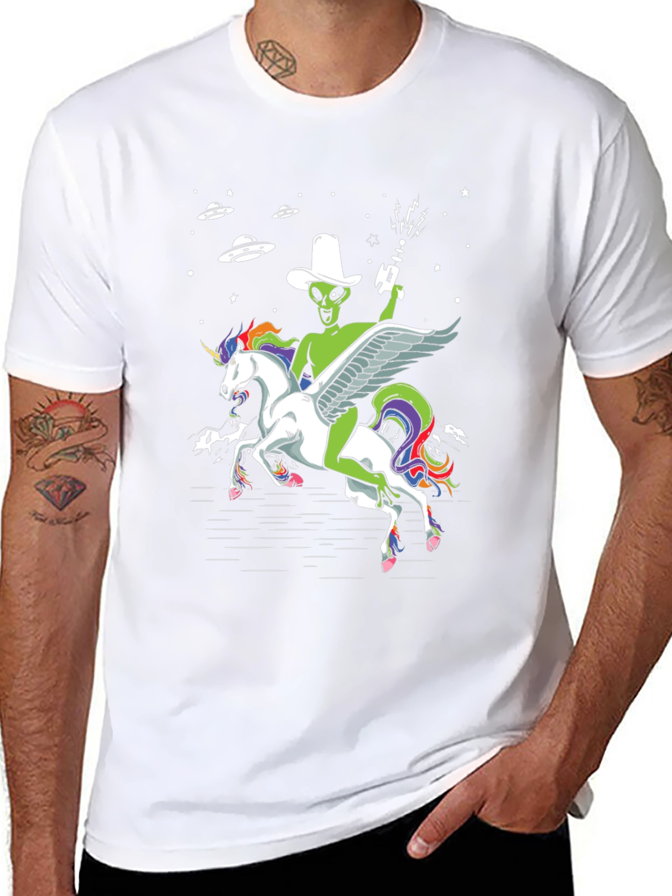 Alien Cowboy Unicorn T-Shirt