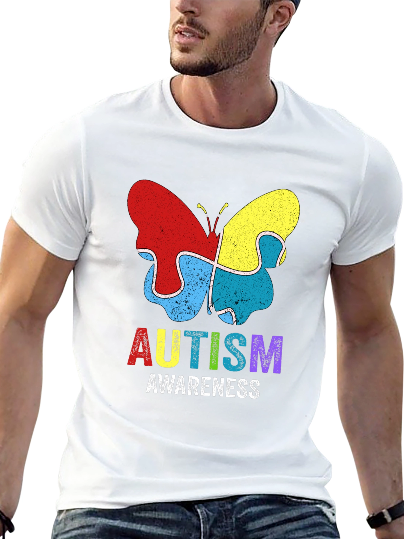 Autism Awareness Butterfly T-Shirt